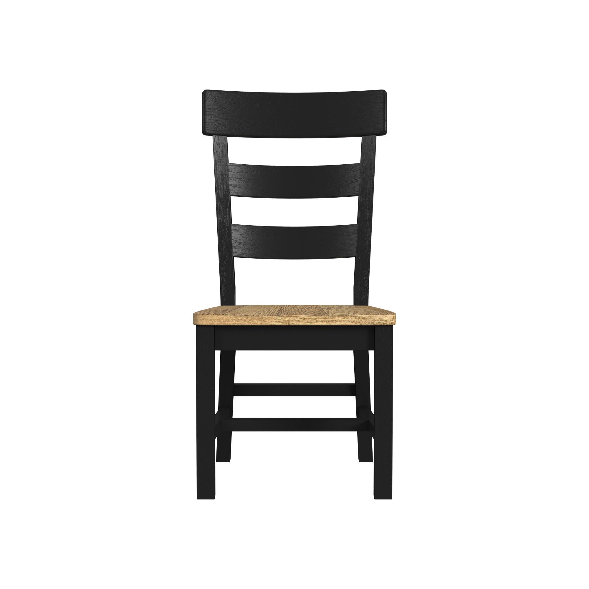 Hendricks - Ladder Chair - Rustic Wheat / Raven