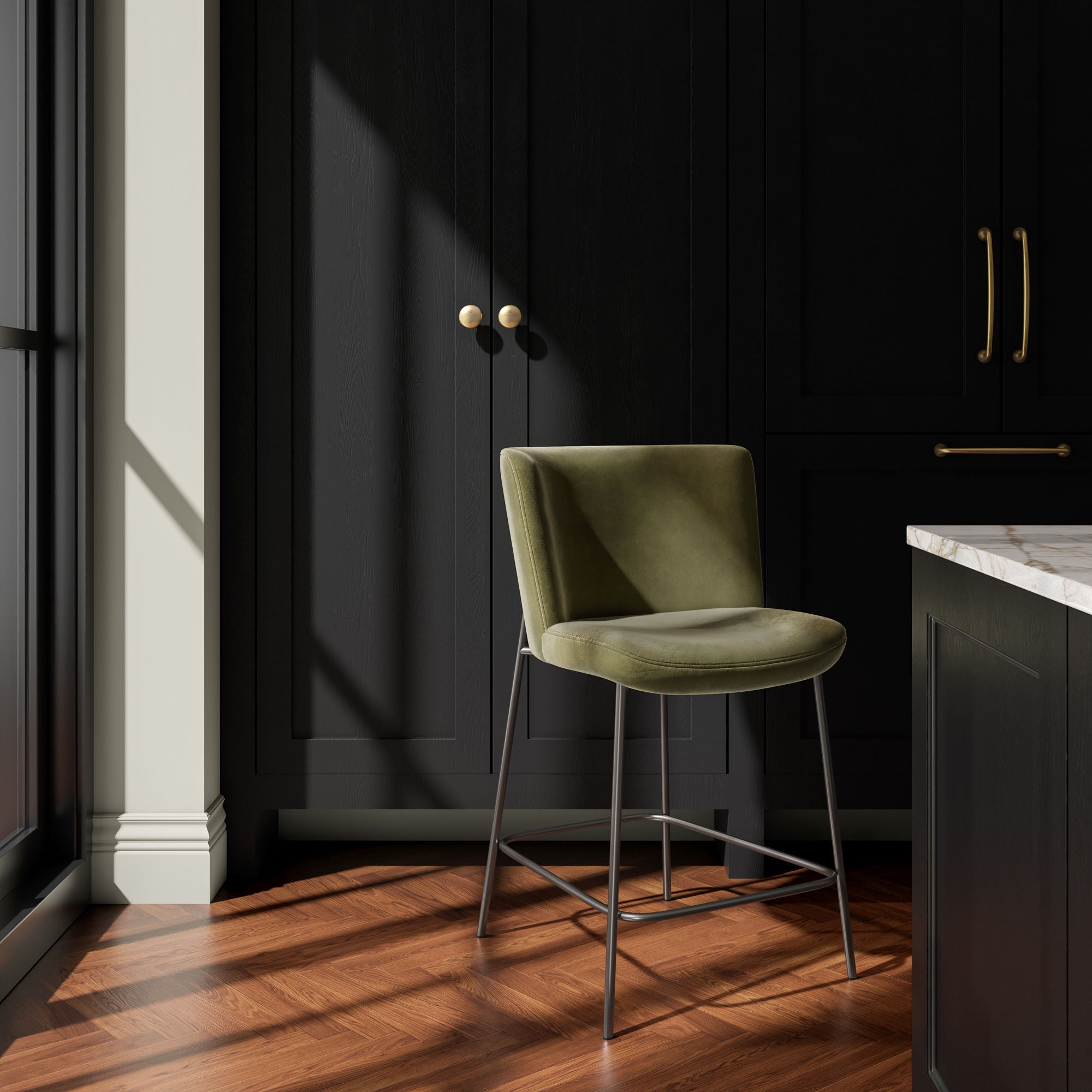 Early - Counter Stool - Green
