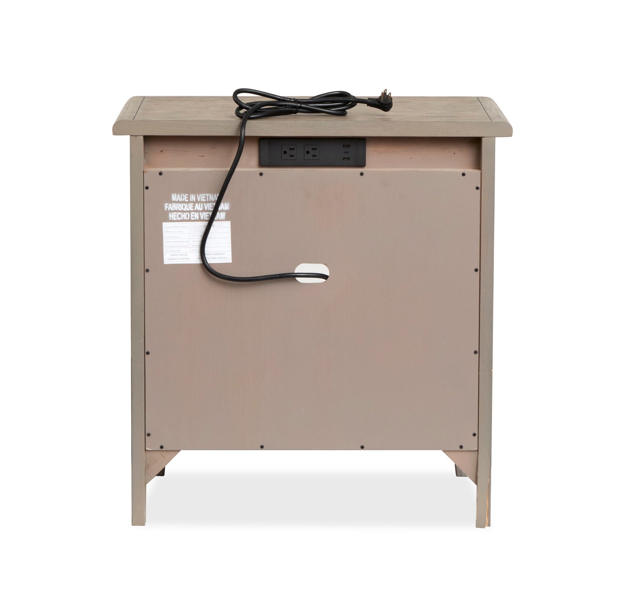 Claremont - Open Nightstand - Smokey Taupe