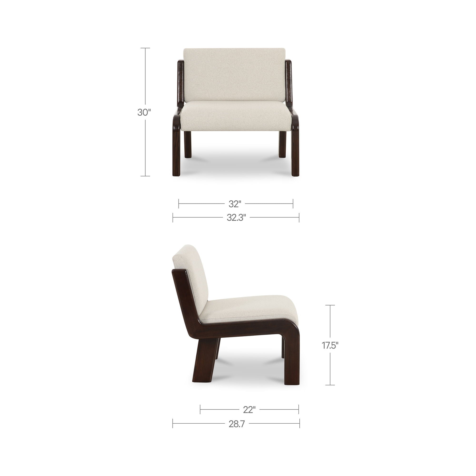 Edie - Accent Chair - White