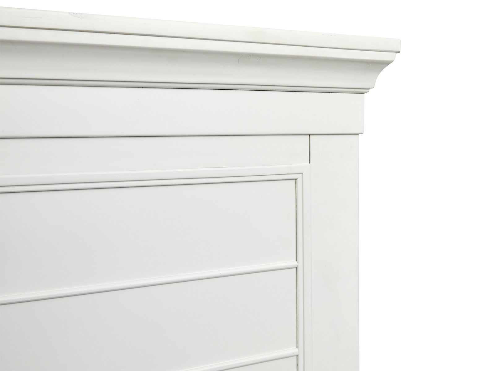 Charleston - California King Panel Bed - White Dove