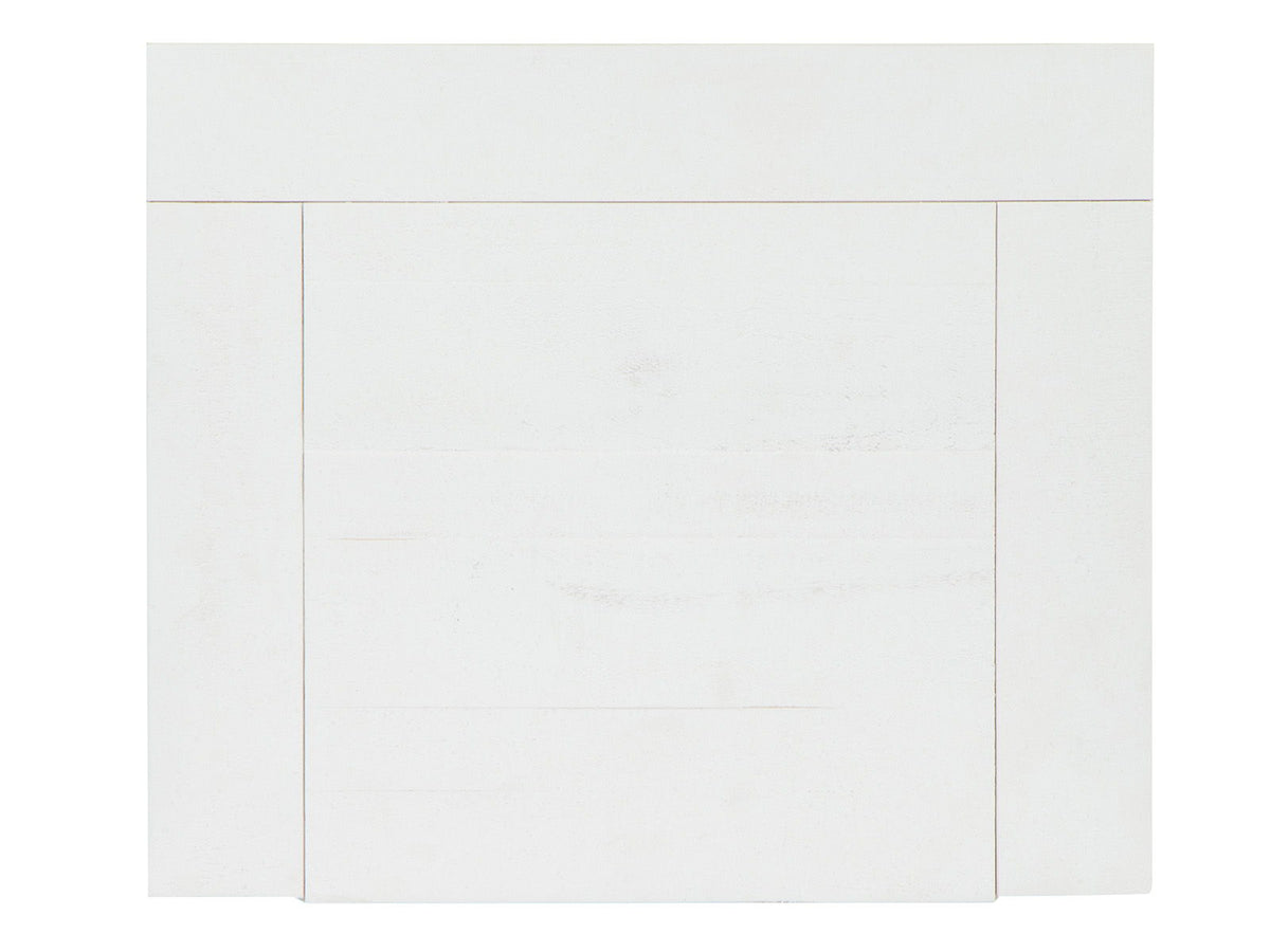 Heron Cove - Small Drawer Nightstand - Chalk White And Dovetail Gray
