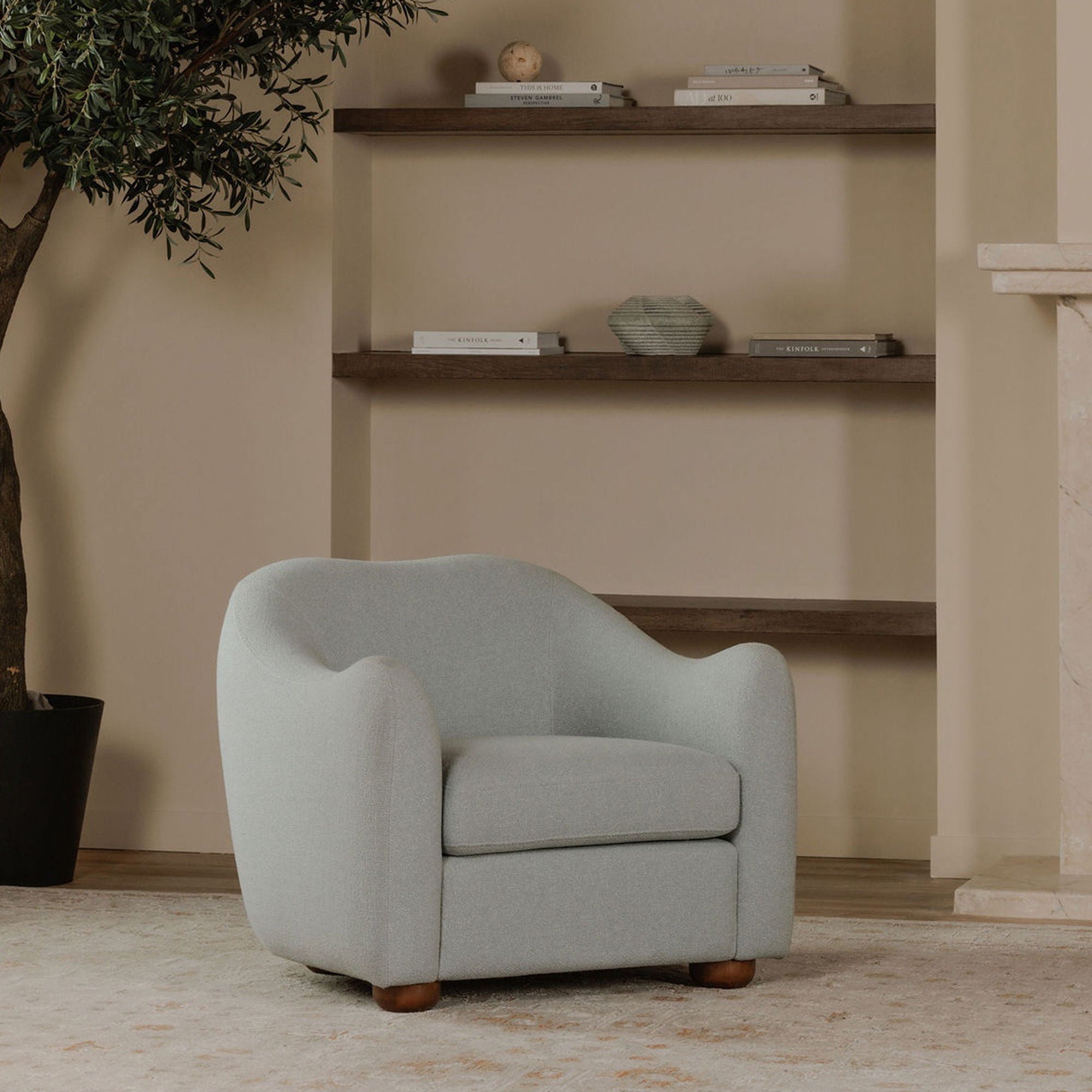 Bria - Accent Chair - Light Blue