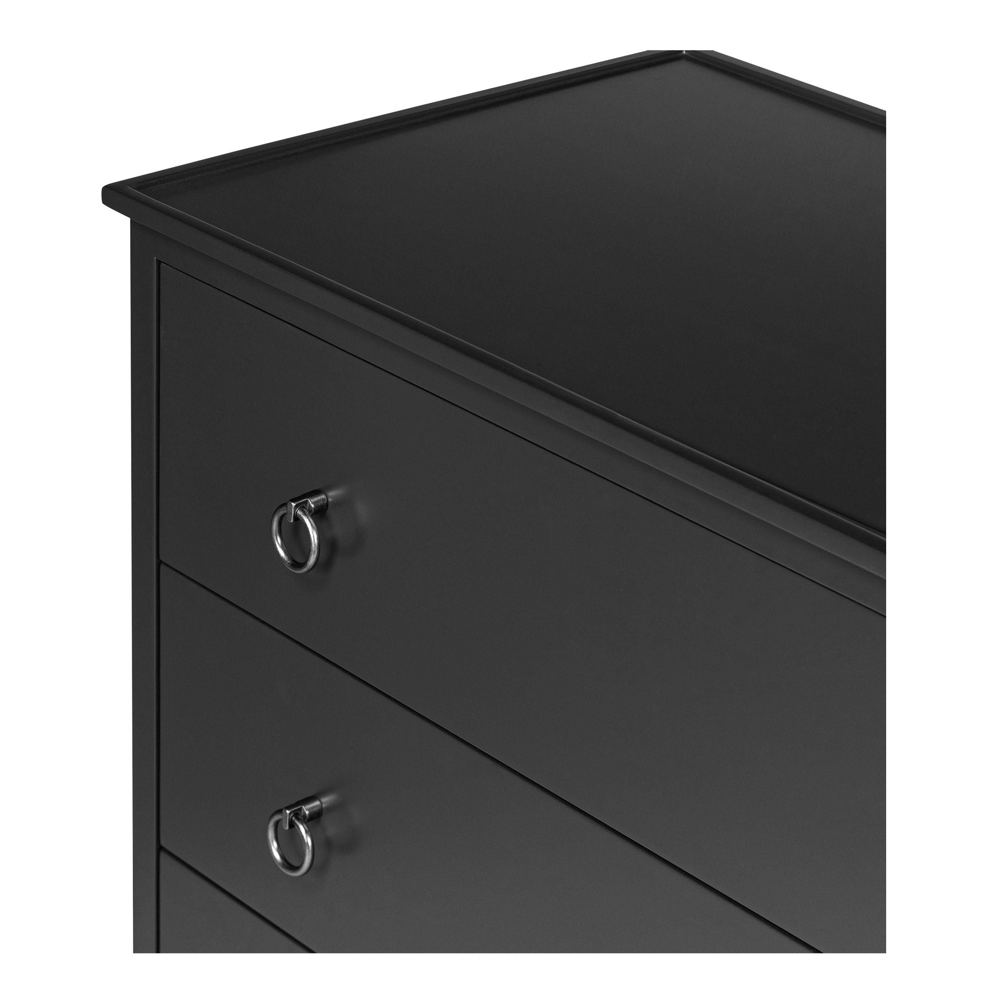 Reagan - 6 Drawer Dresser - Black