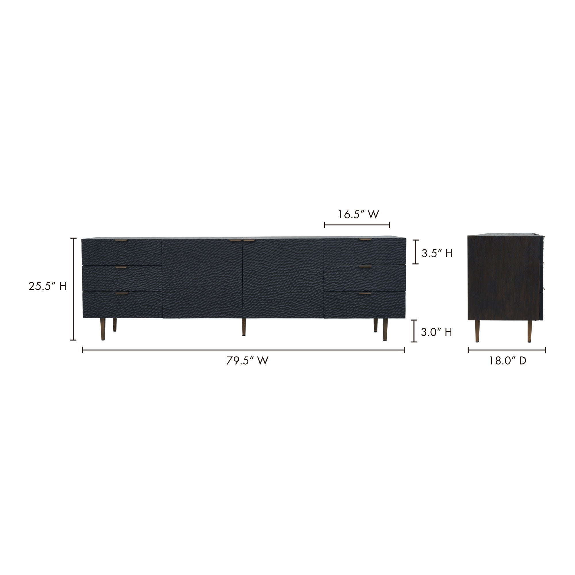Breu - Sideboard - Black