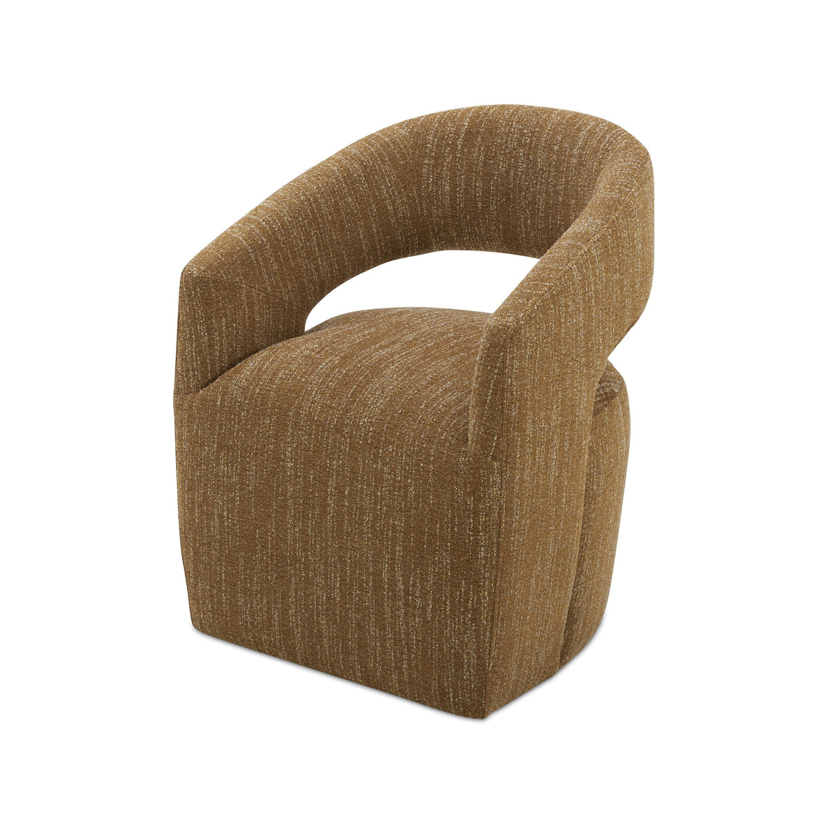 Barrow - Rolling Dining Chair - Amber Glow / Yellow