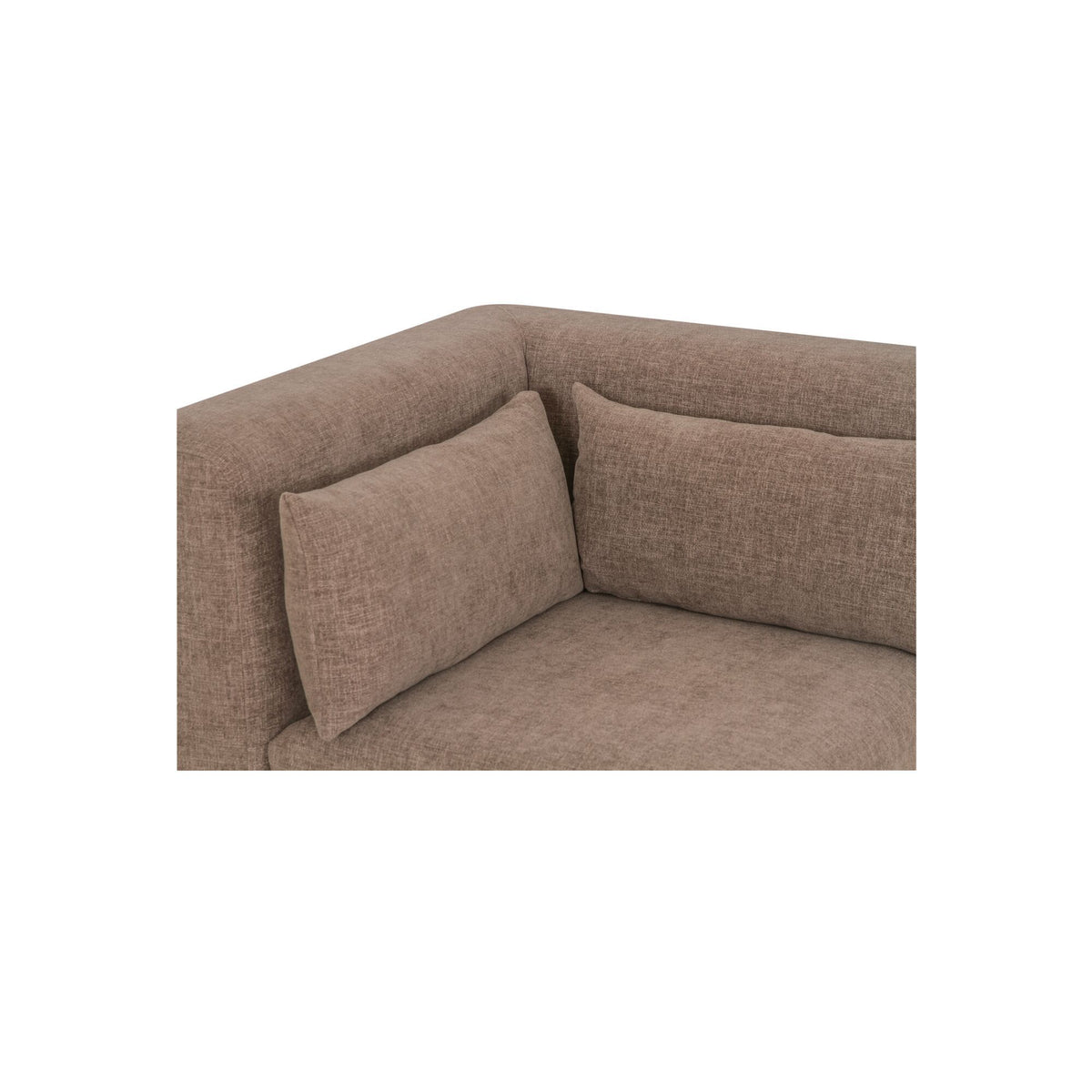 June - Classic L Modular Sectional - Dark Brown