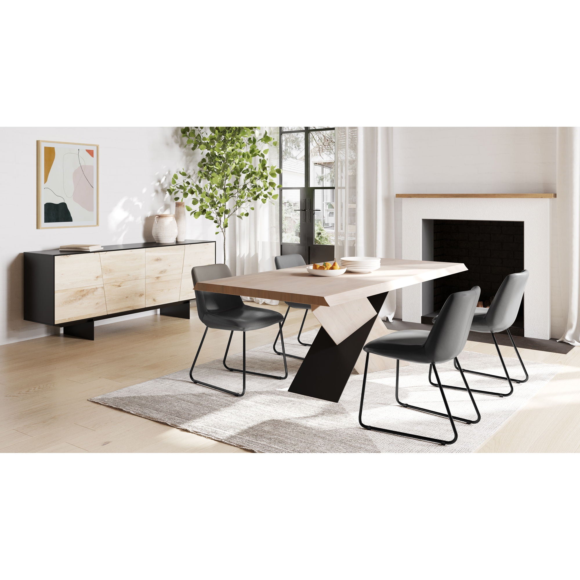 Instinct - Sideboard - White Wax