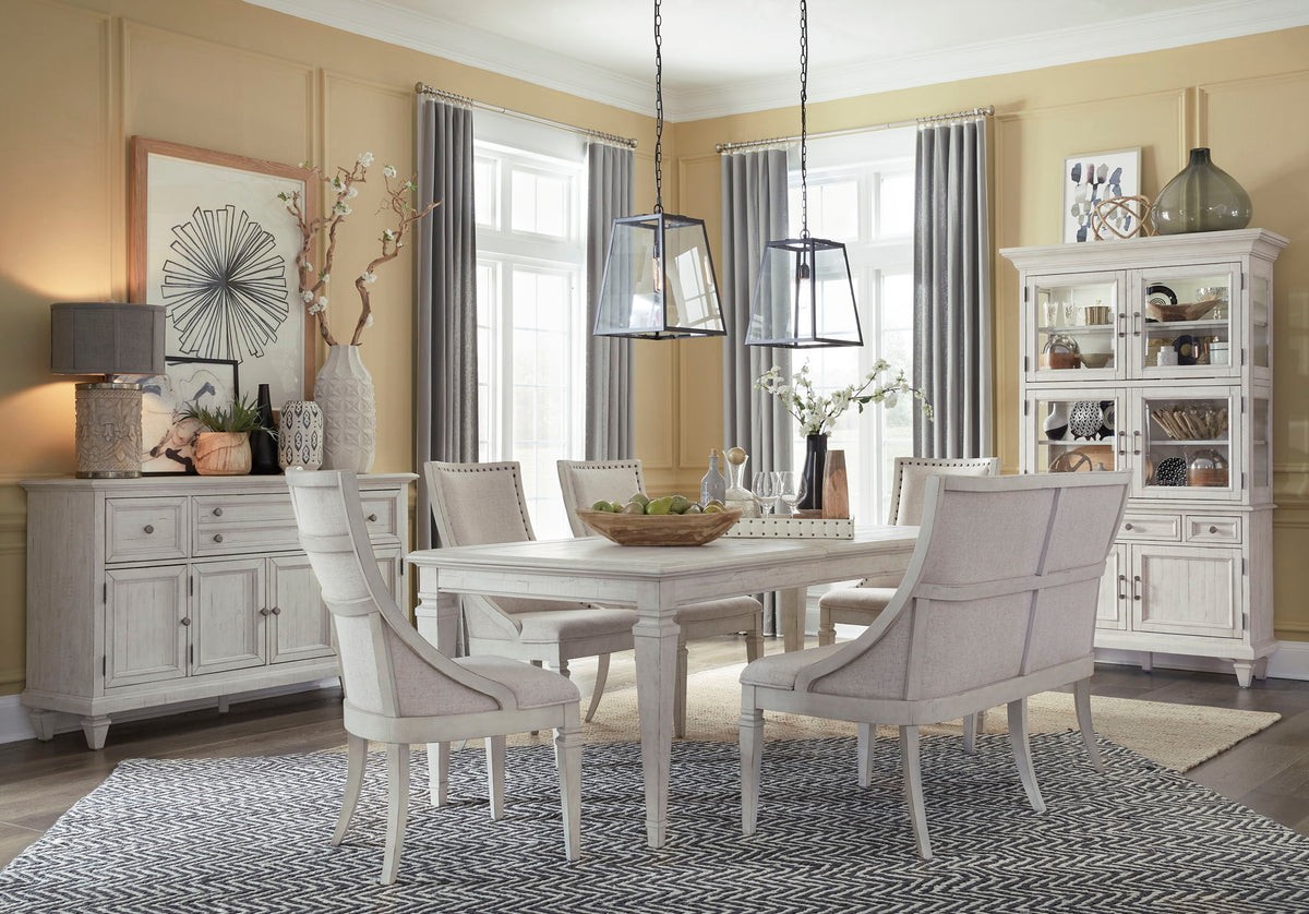 Newport - Rectangular Dining Table - Alabaster
