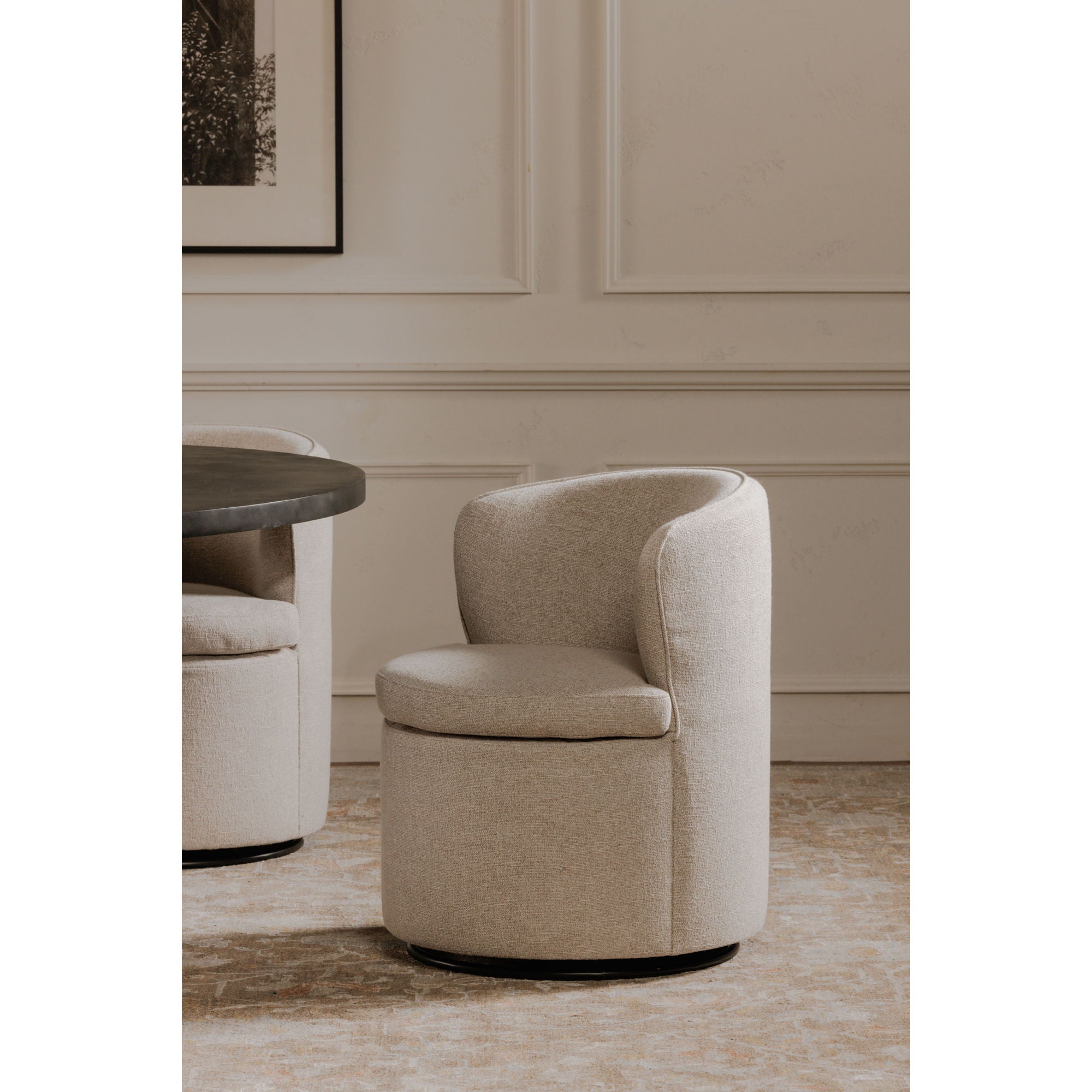 Dane - Swivel Chair - Beige