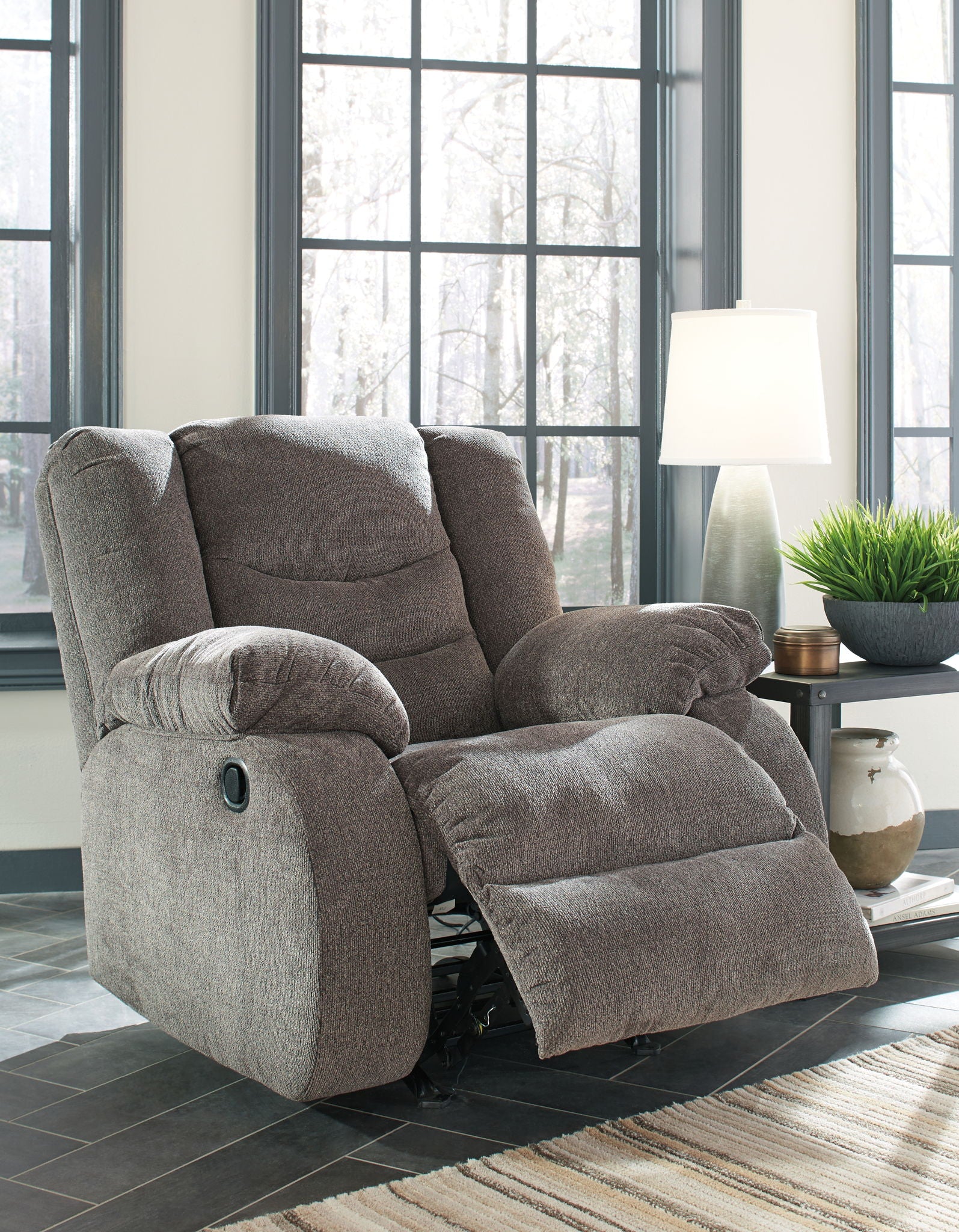 Tulen - Dark Gray - Rocker Recliner