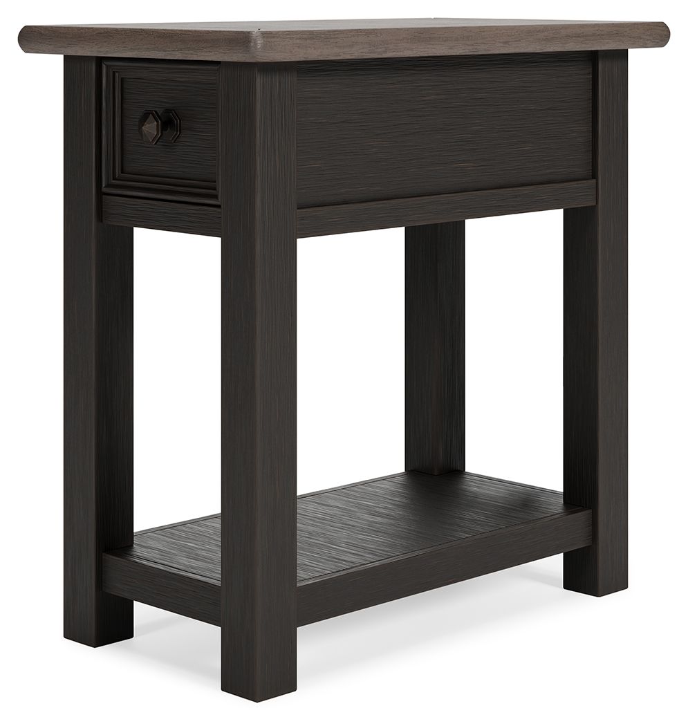 Tyler - Black / Gray - Chair Side End Table