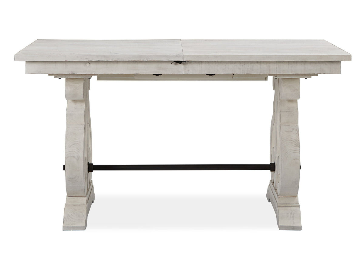 Bronwyn - Rectangular Counter Dining Table - Alabaster
