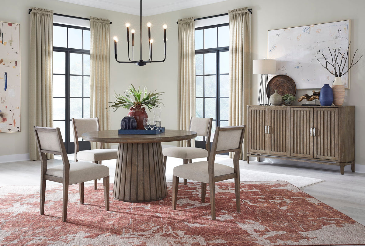 Kavanaugh - Dining Side Chair With Upholstered Seat& Back With o Slats (Set of 2) - Gray