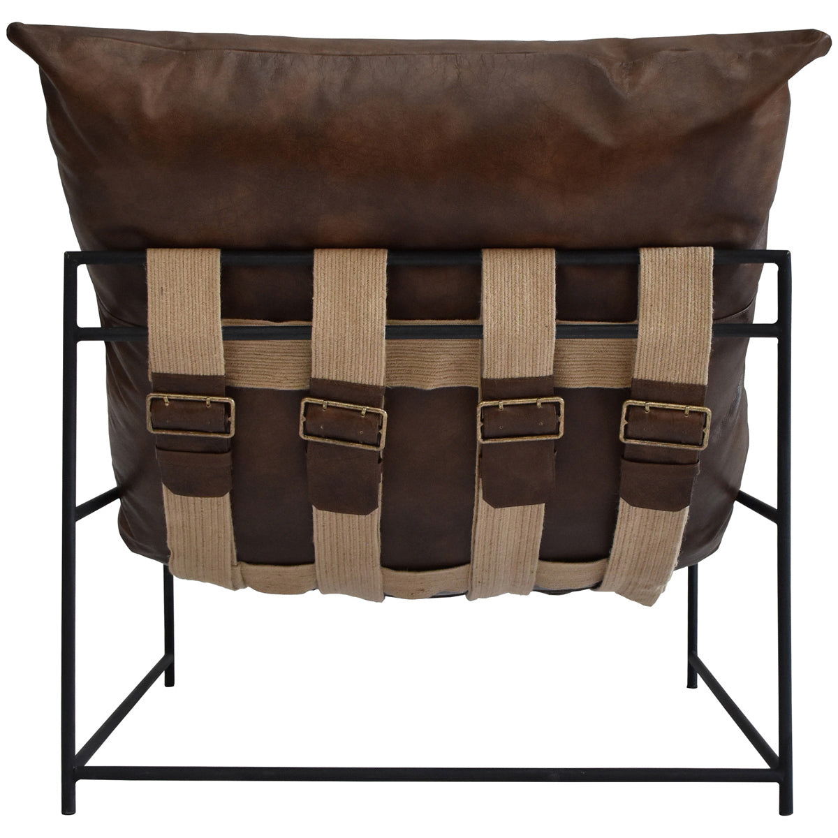 Palermo - Leather Accent Chair - Brown
