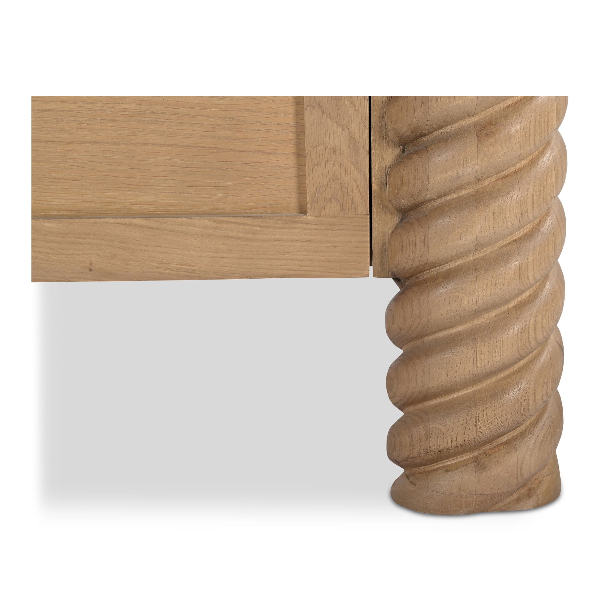 Treccia - 2 Drawer Nightstand - Oak