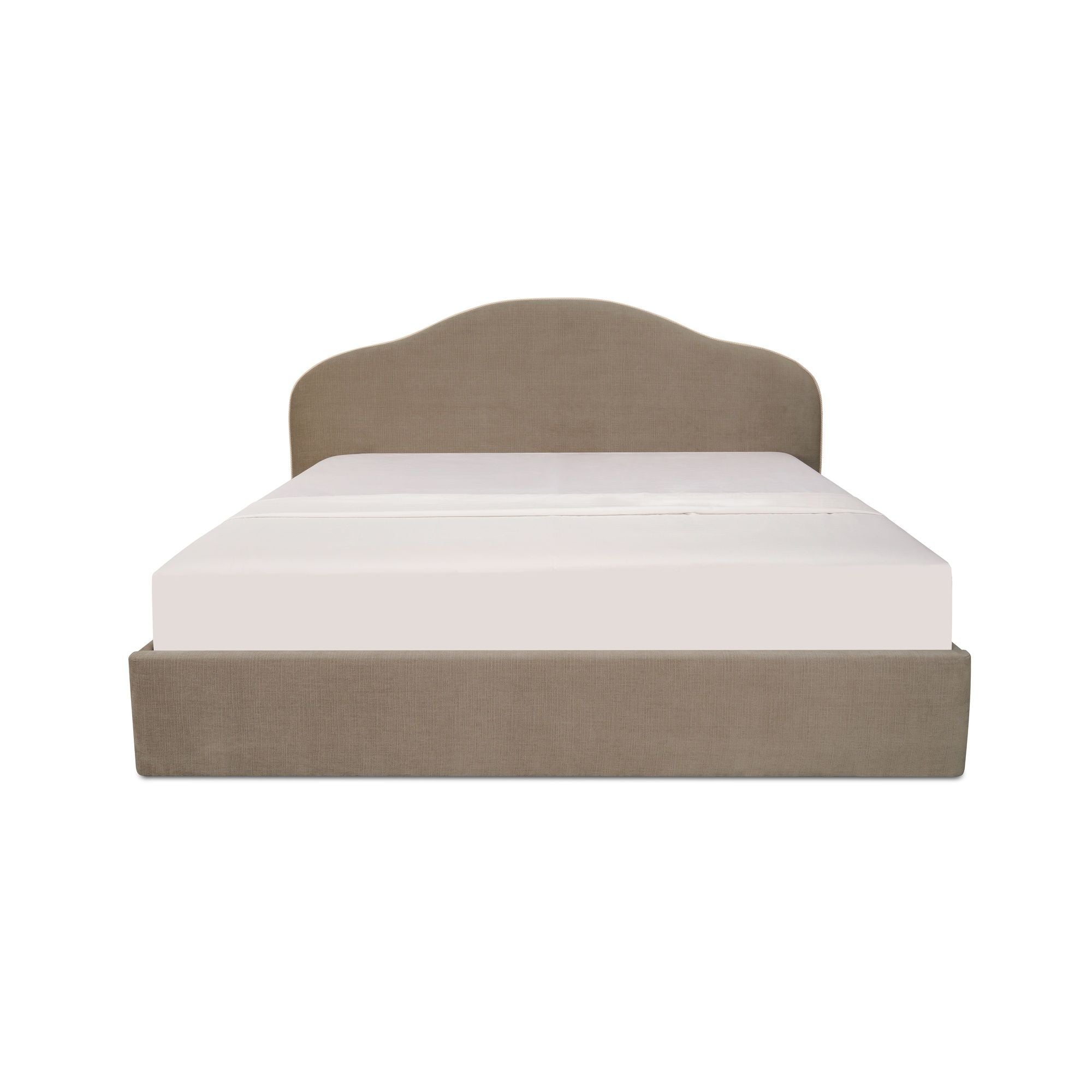 Maggie - Queen Storage Bed - Taupe