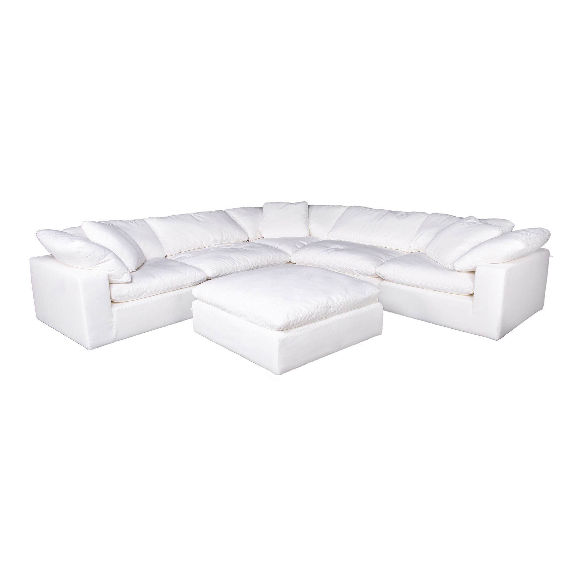 Clay - Livesmart Fabric Corner Chair - Cream