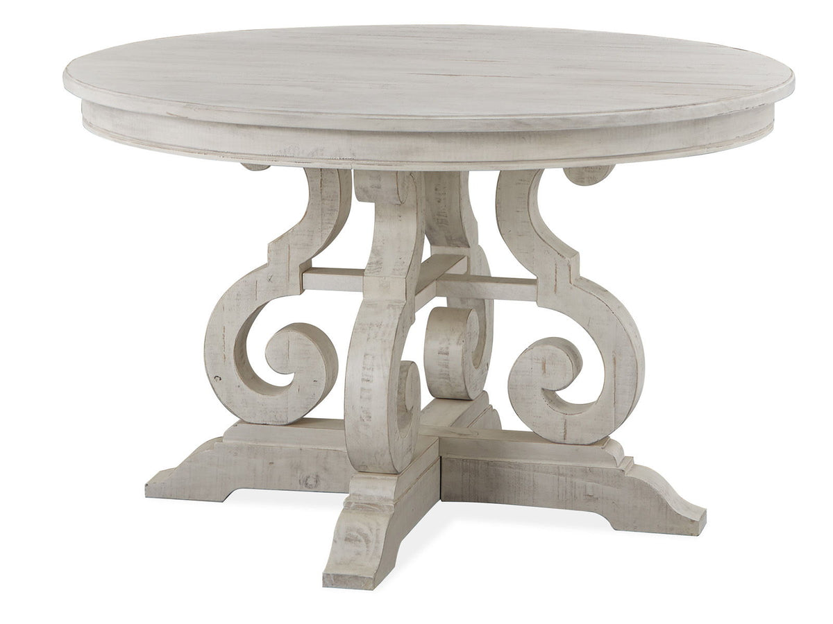 Bronwyn - 48" Round Dining Table - Alabaster