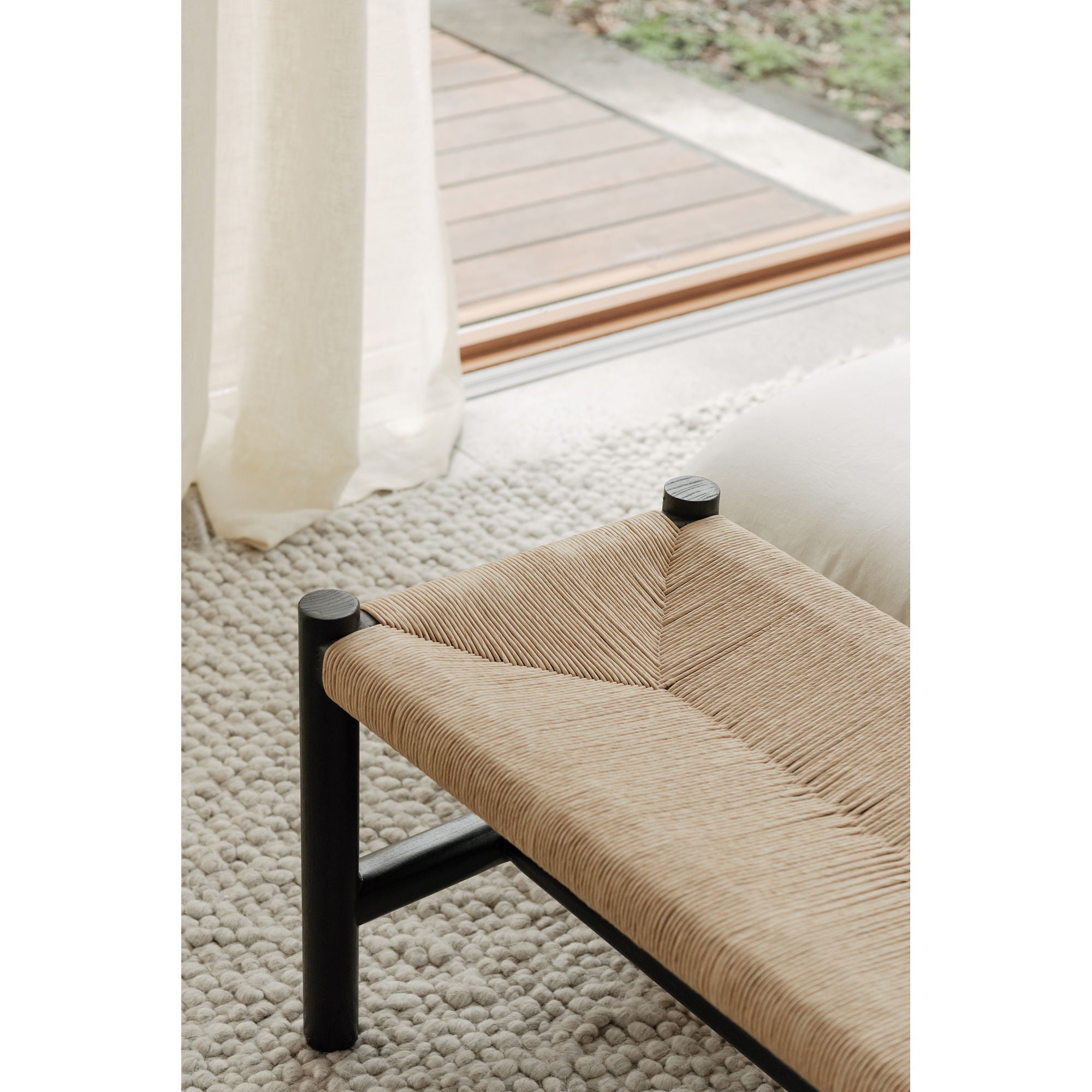 Hawthorn - Small Bench - Black