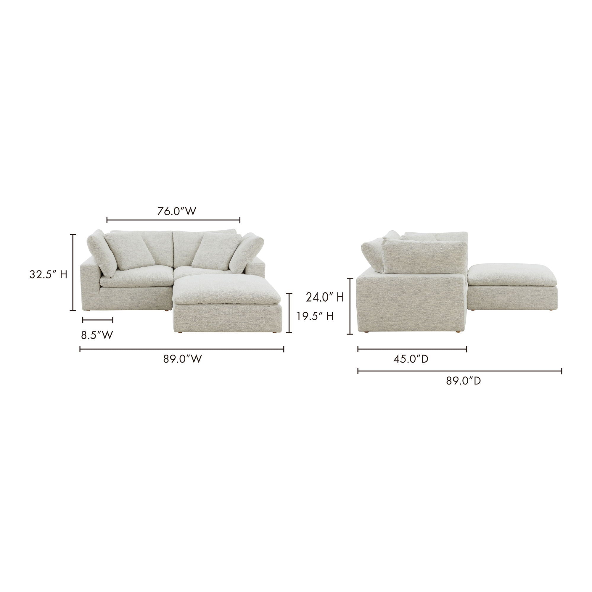 Clay - Nook Modular Sectional