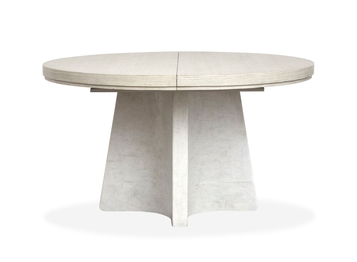 Lorelei - Extendable 54" Round Dining Table - Misty Cloud