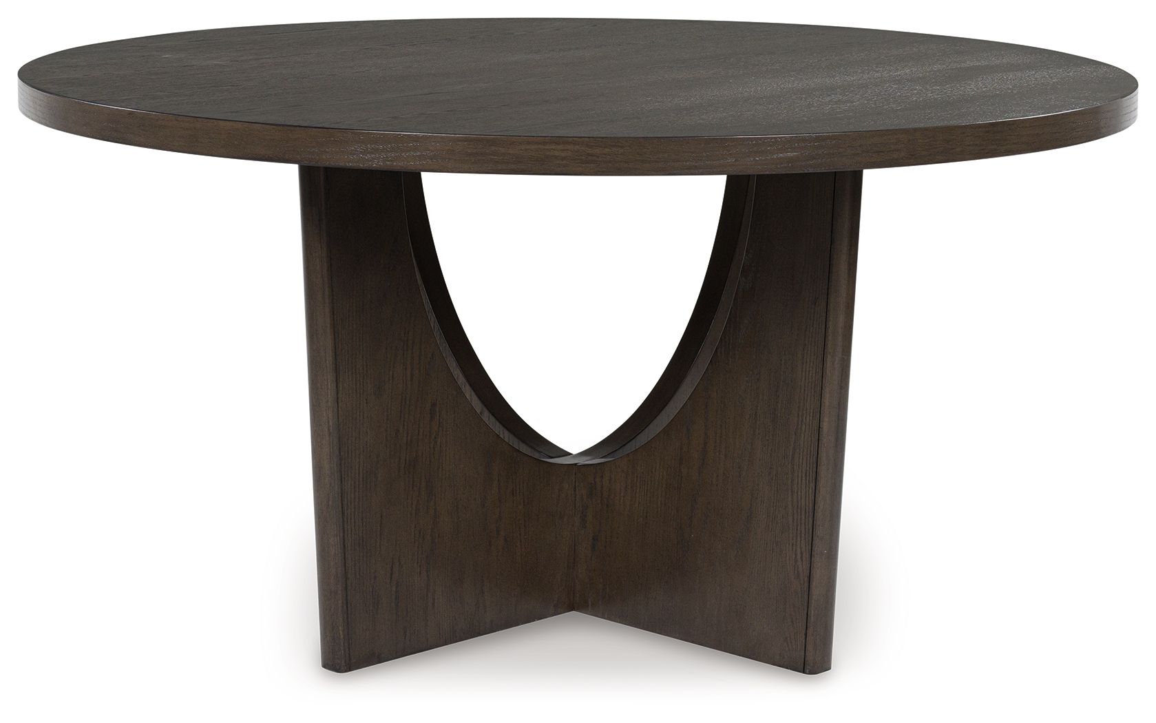 Burkhaus - Dark Brown - Round Dining Room Table