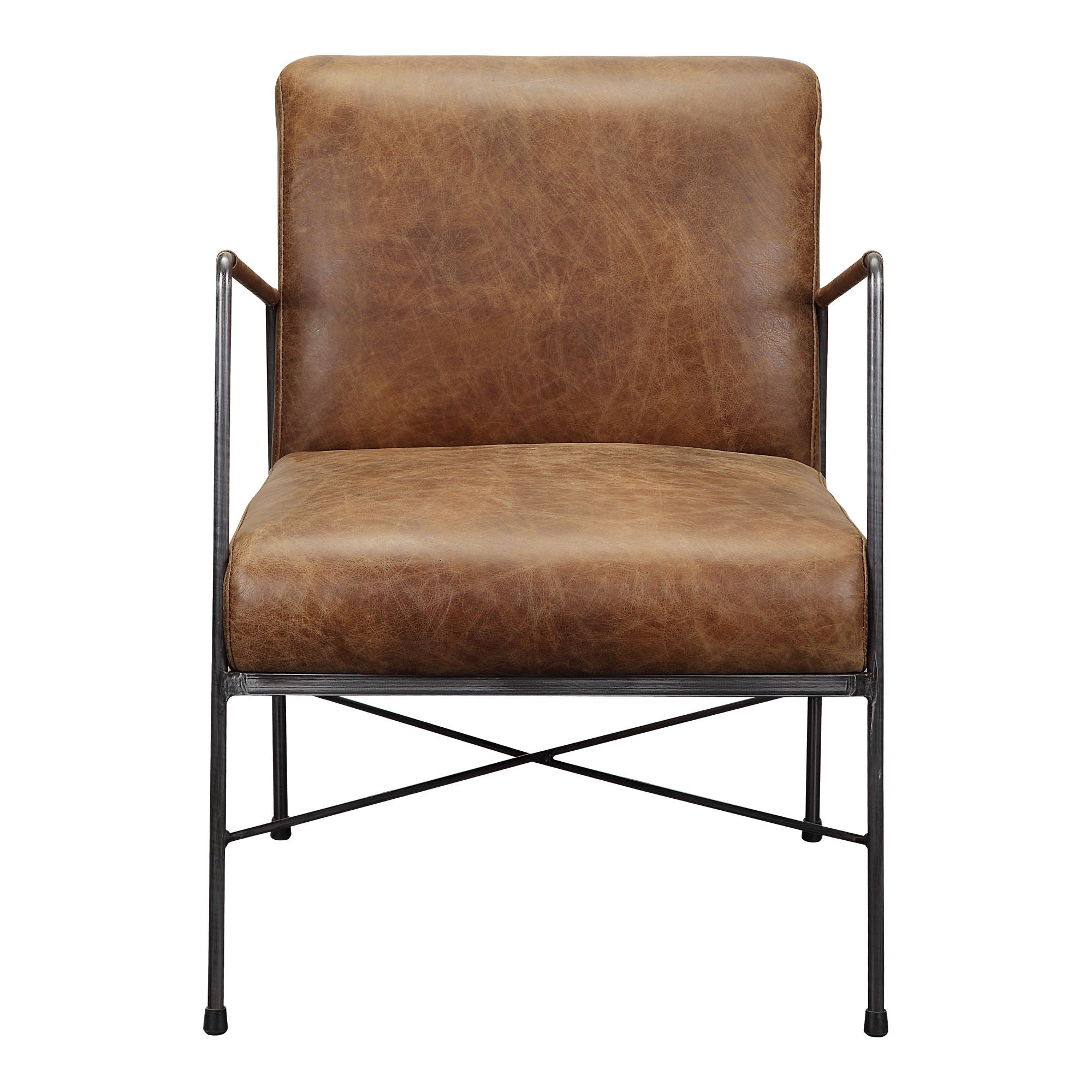 Dagwood - Leather Armchair - Light Brown