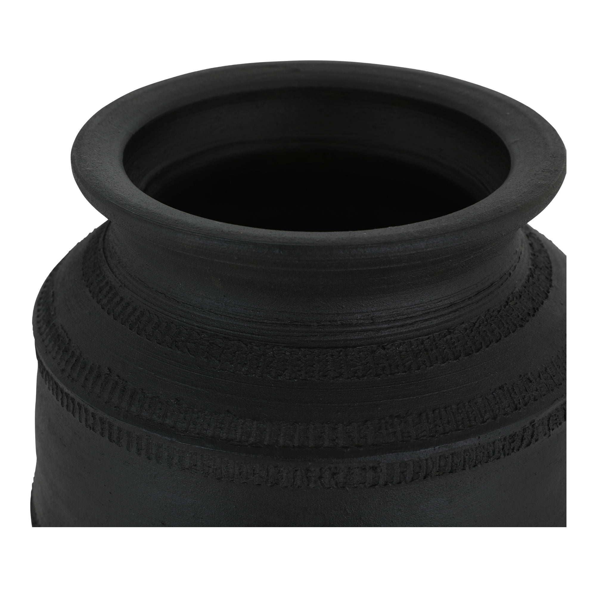 Astra - Terracotta Vessel - Black