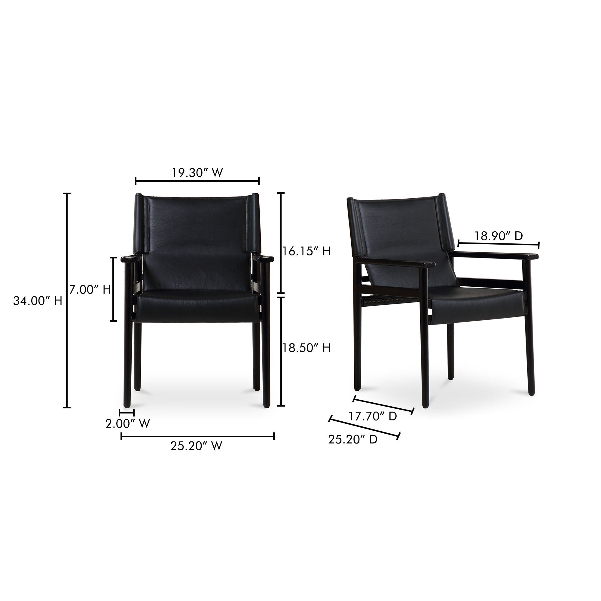 Remy - Dining Chair - Black