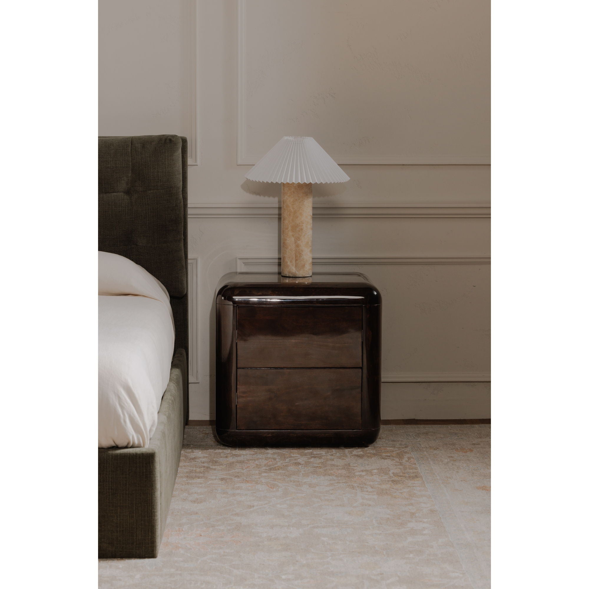 Rory - Nightstand - Dark Brown