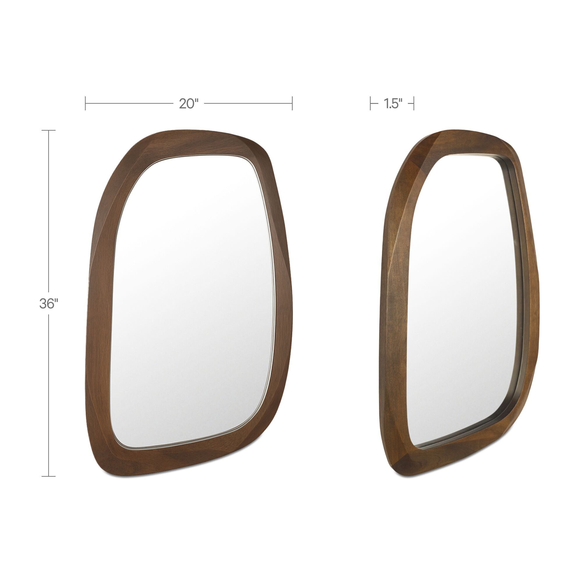 Levi - Mirror - Brown