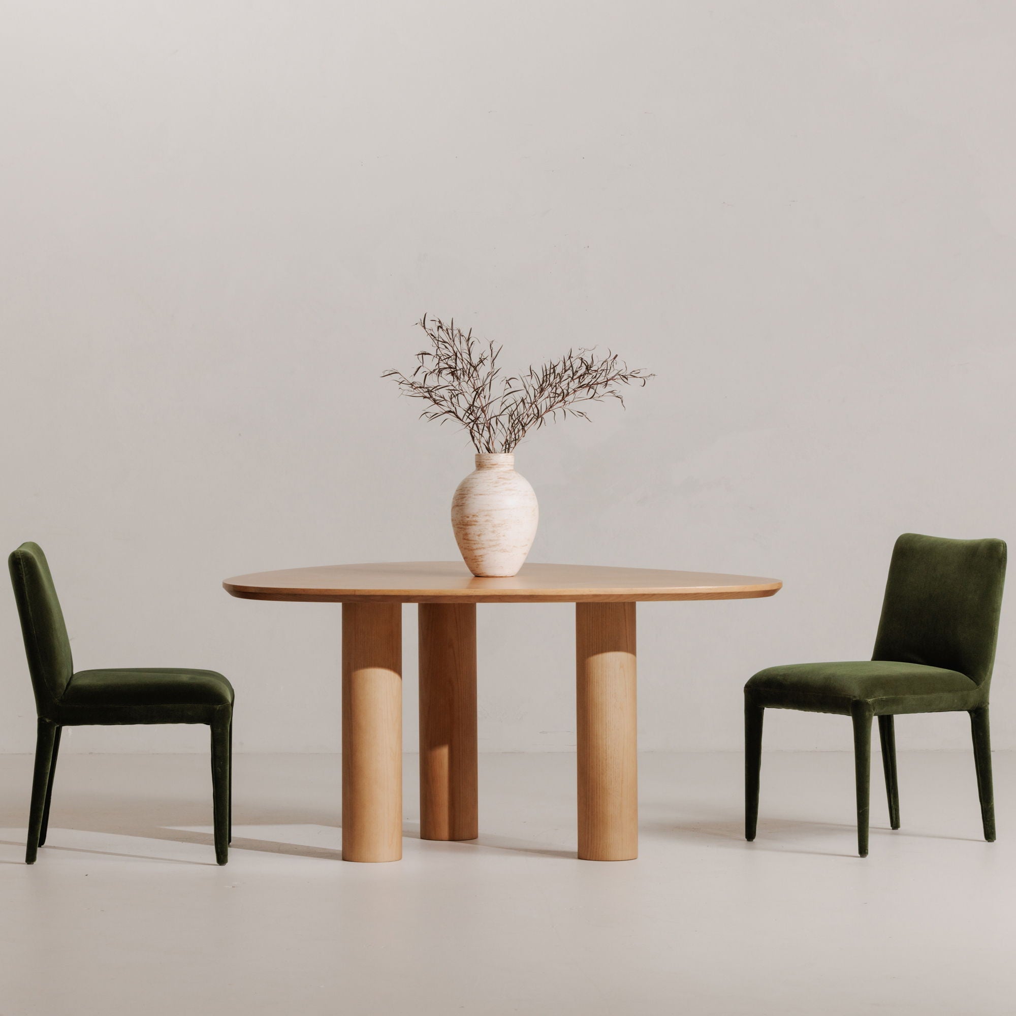 Calla - Velvet Dining Chair (Set of 2) - Green