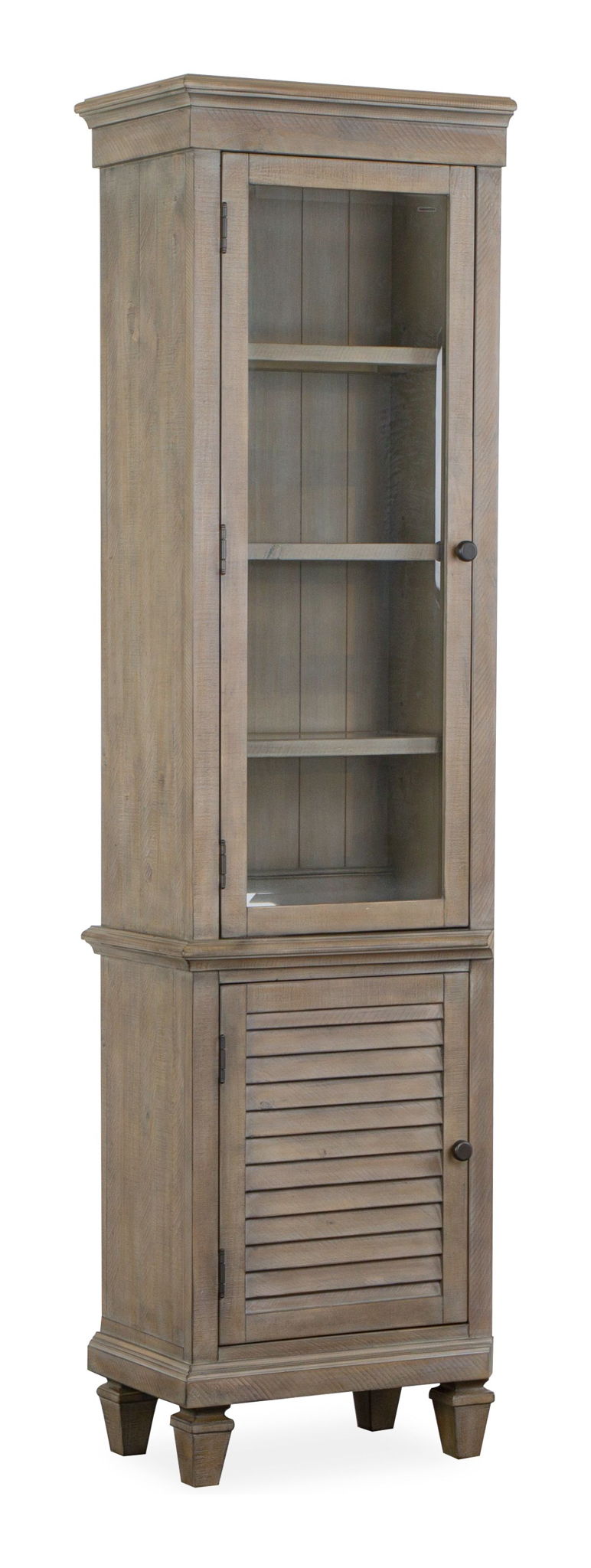 Calistoga - Rustic Entertainment Wall - Dovetail Gray