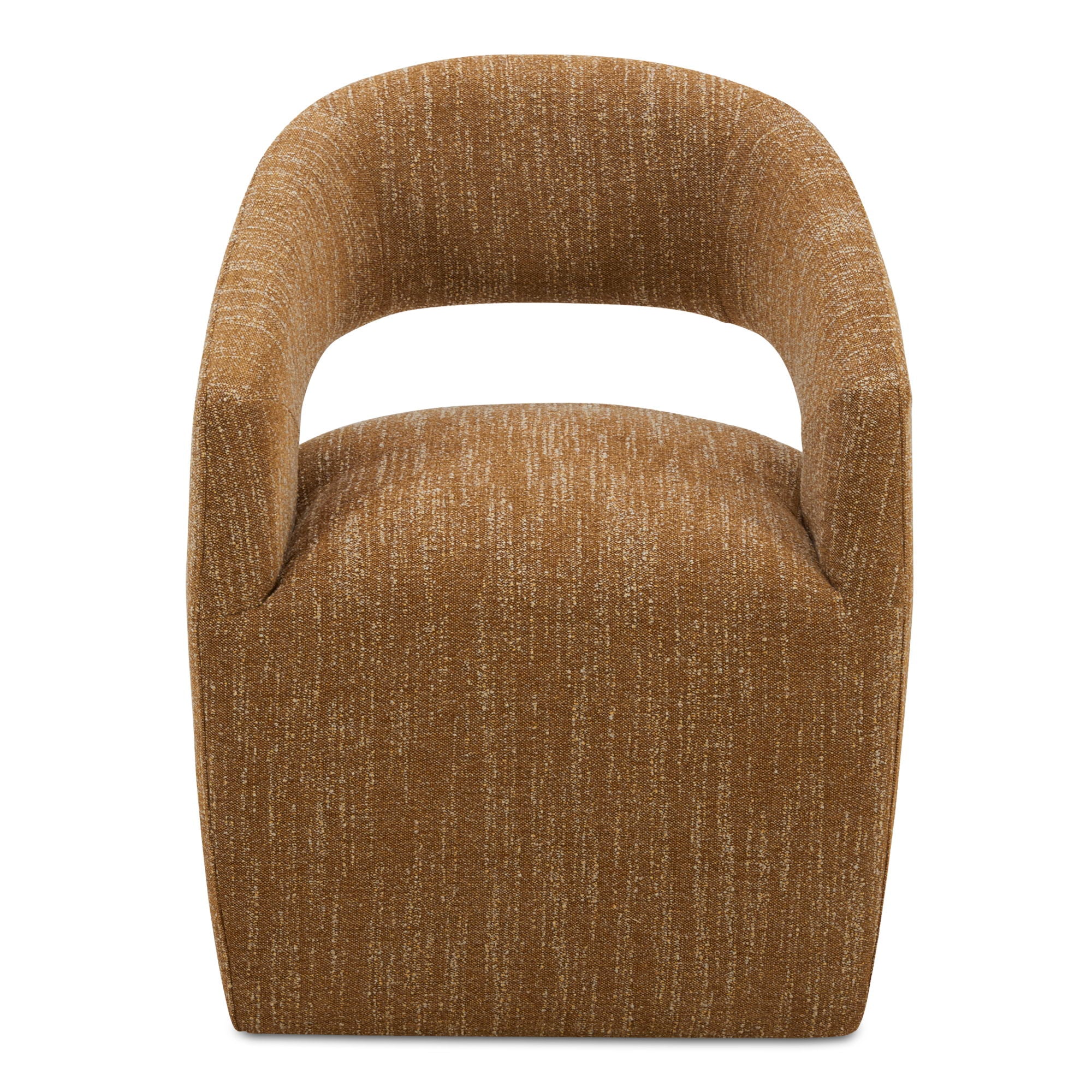 Barrow - Rolling Dining Chair - Amber Glow / Yellow