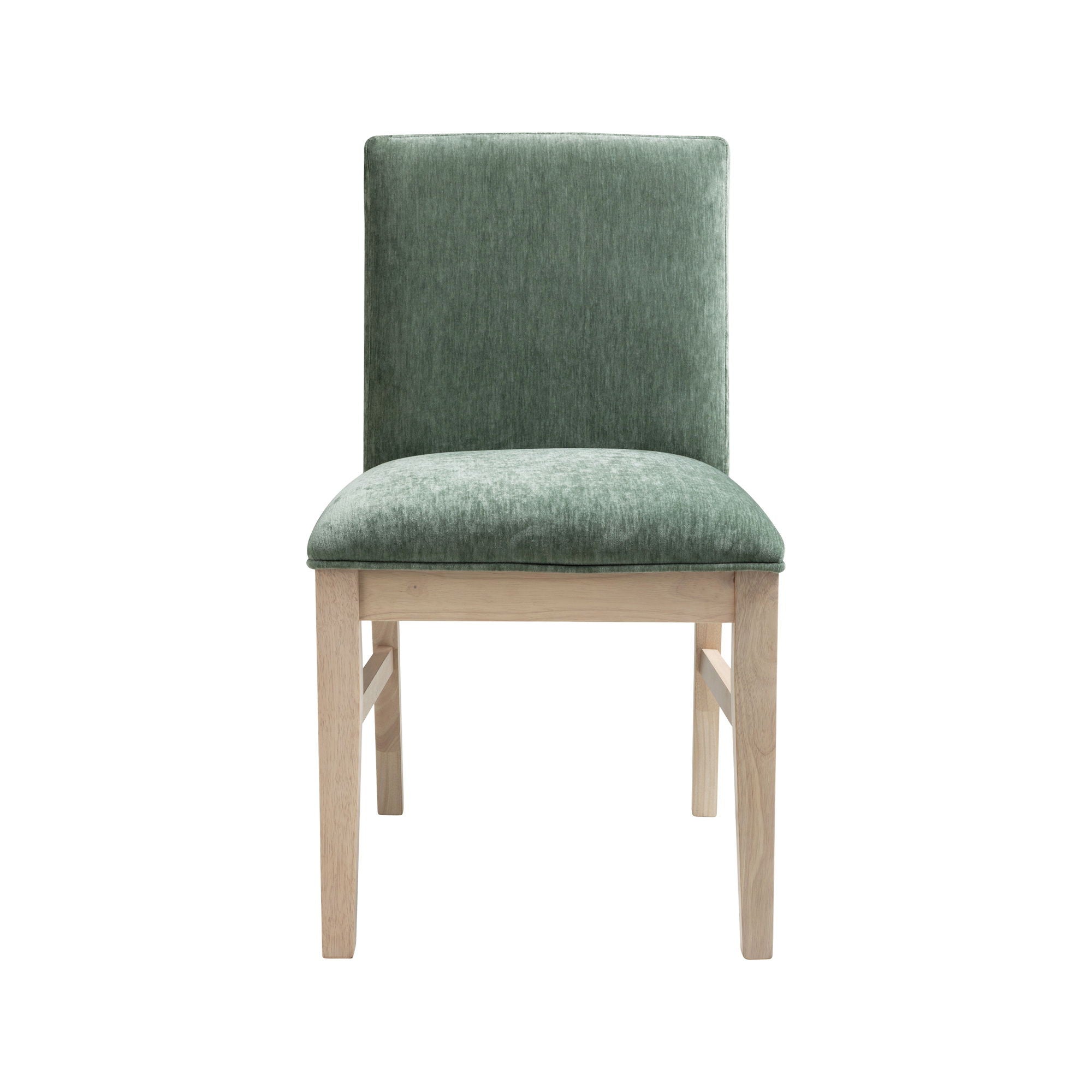 West End - Parson Chair With Sage Green Upholstery