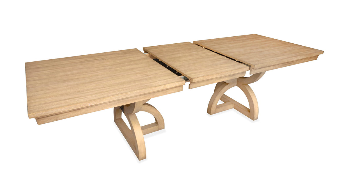 Coventry - Extendable Trestle Dining Table - Honey Wheat