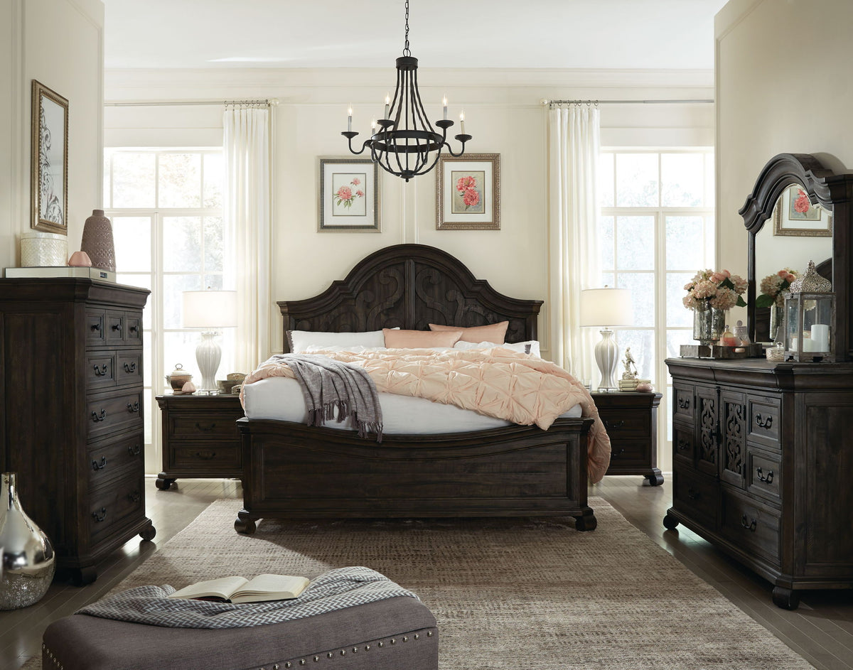 Bellamy - Complete Shaped Panel Bed