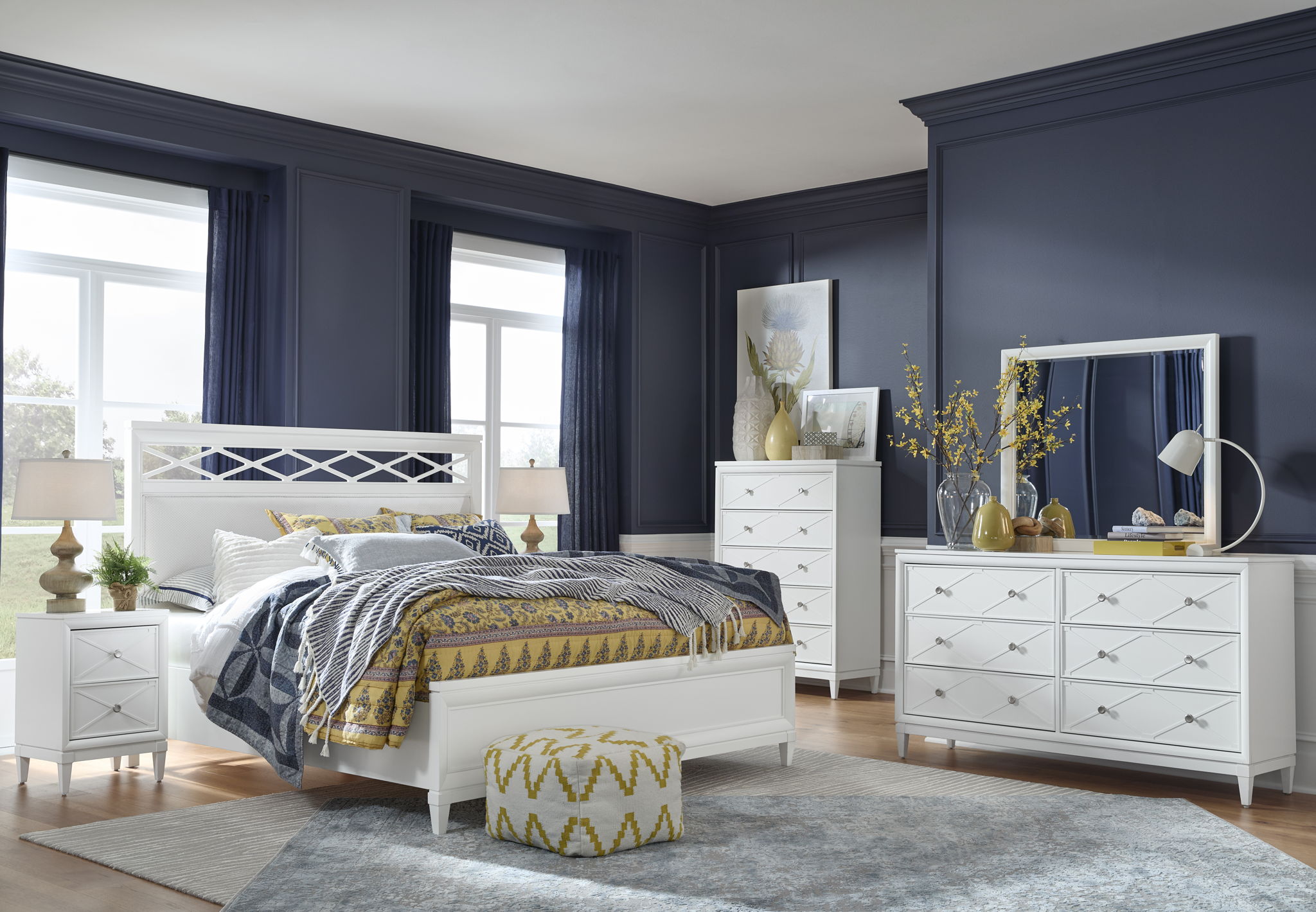 Springhouse - Upholstered Panel Bed