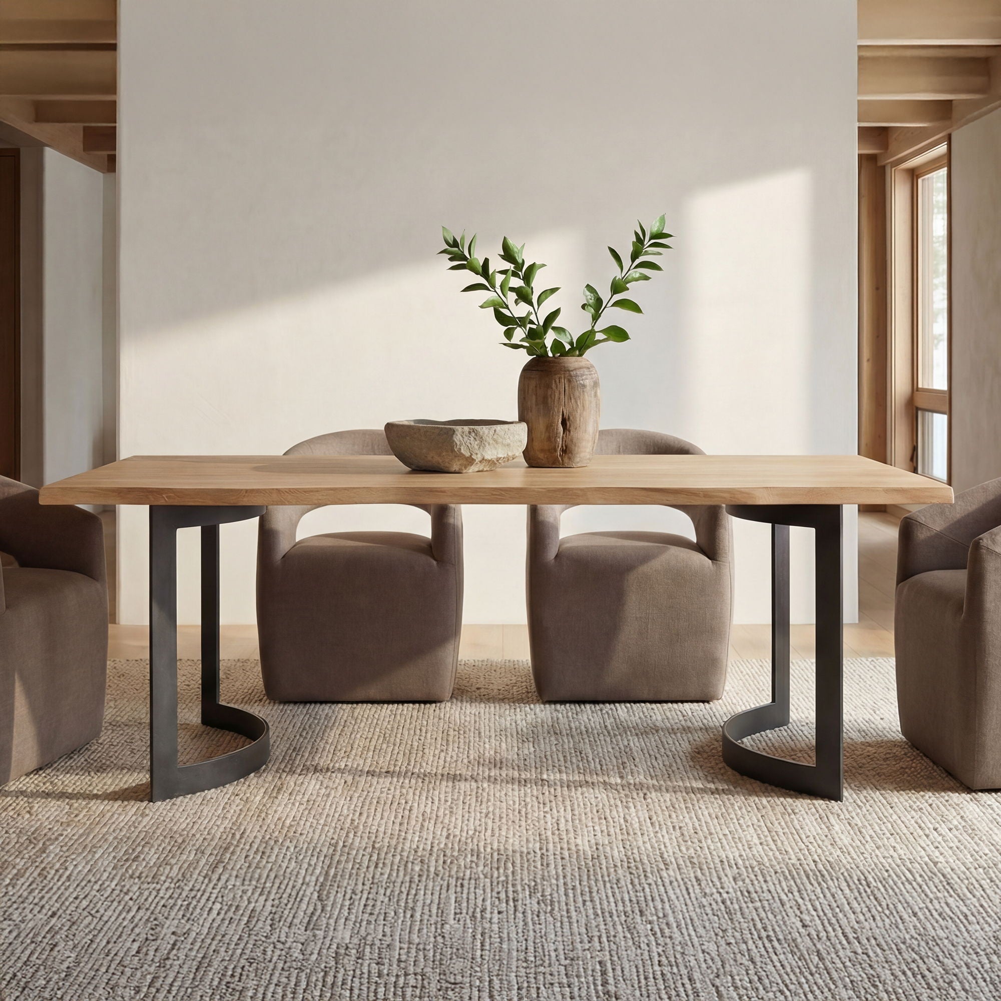 Bent - Dining Table Small - Oak / Natural