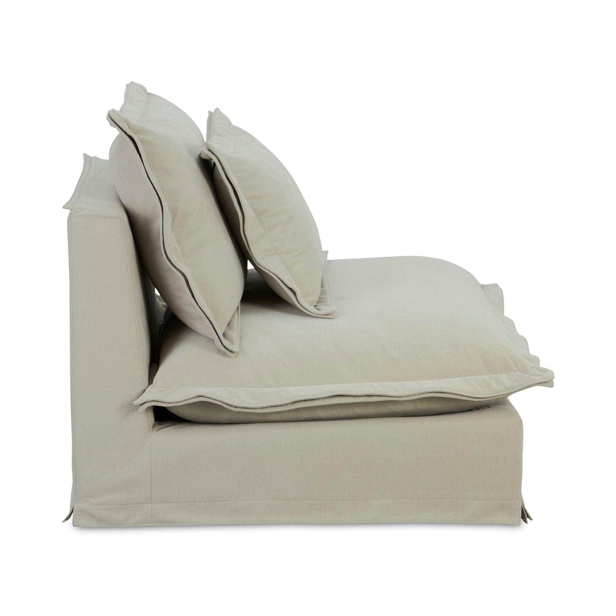 Olivia - Slipper Chair Performance Fabric - Sand