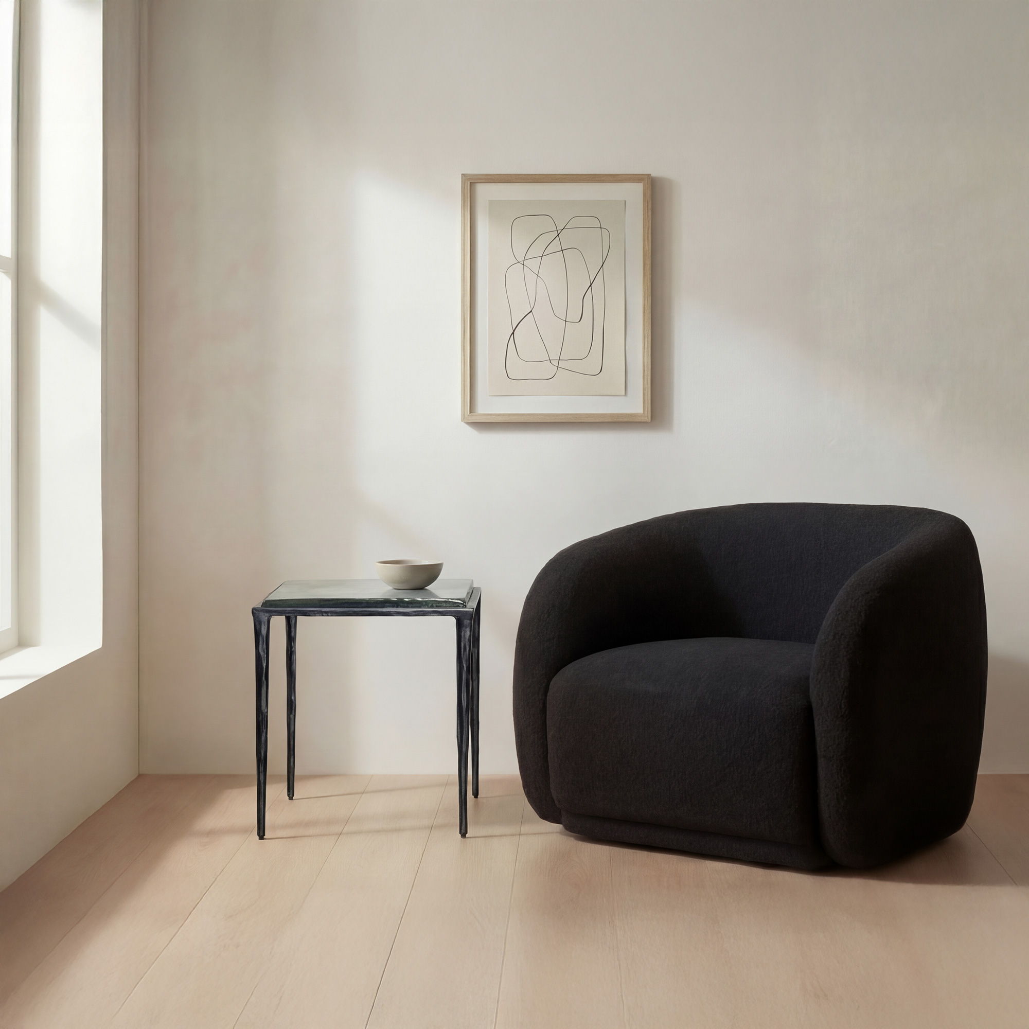 Mari - Side Table - Clear