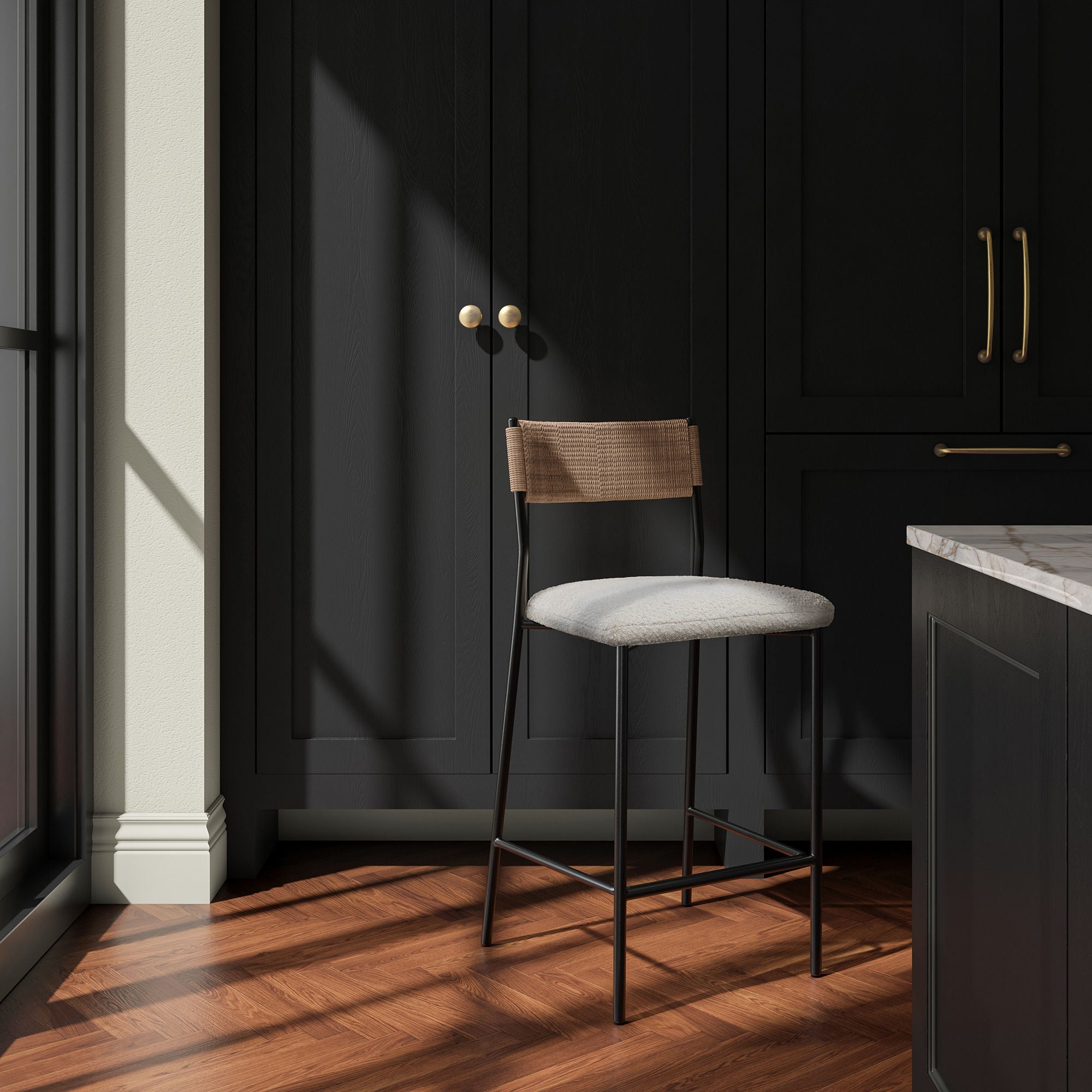 Foley - Counter Stool - White