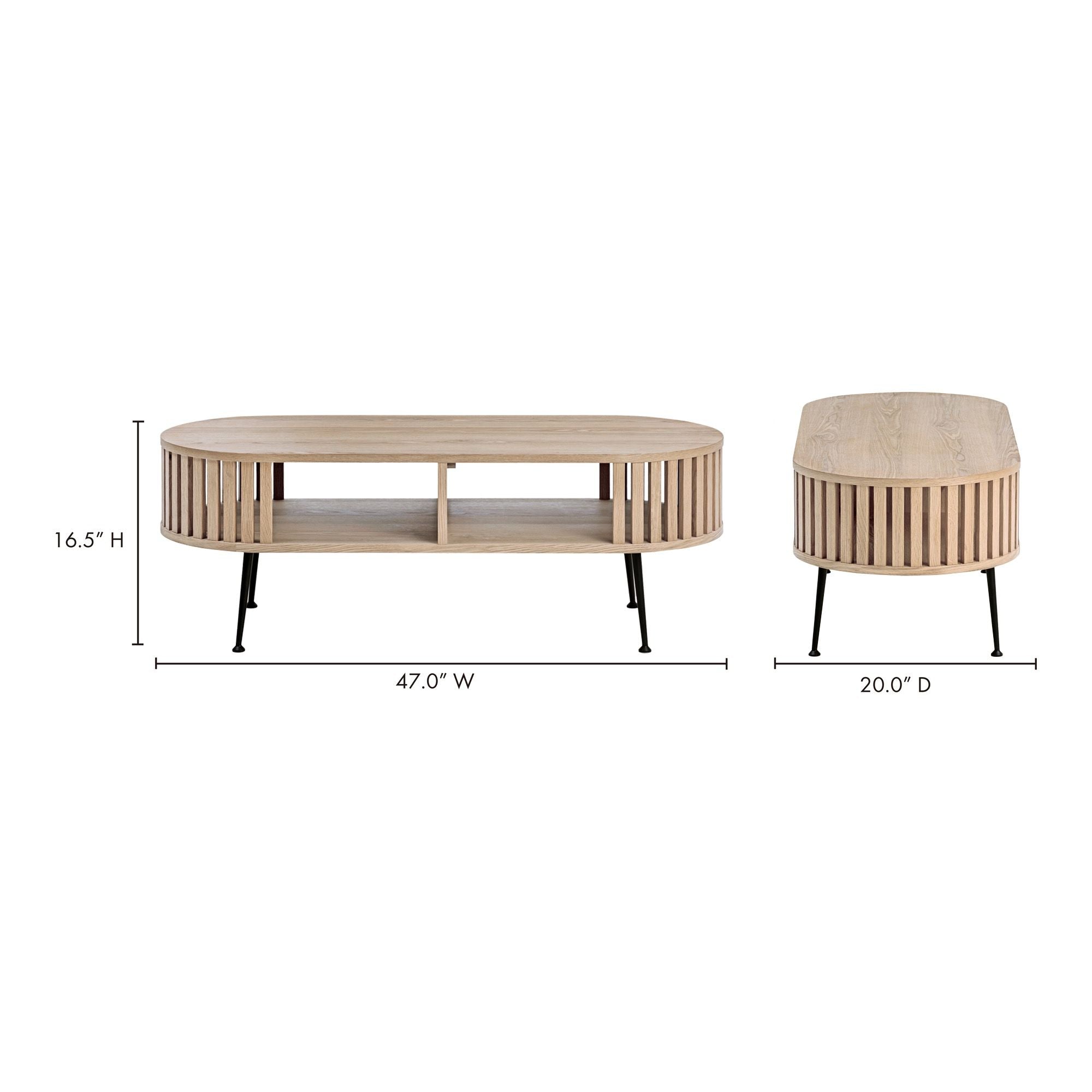 Henrich - Coffee Table - White Oil