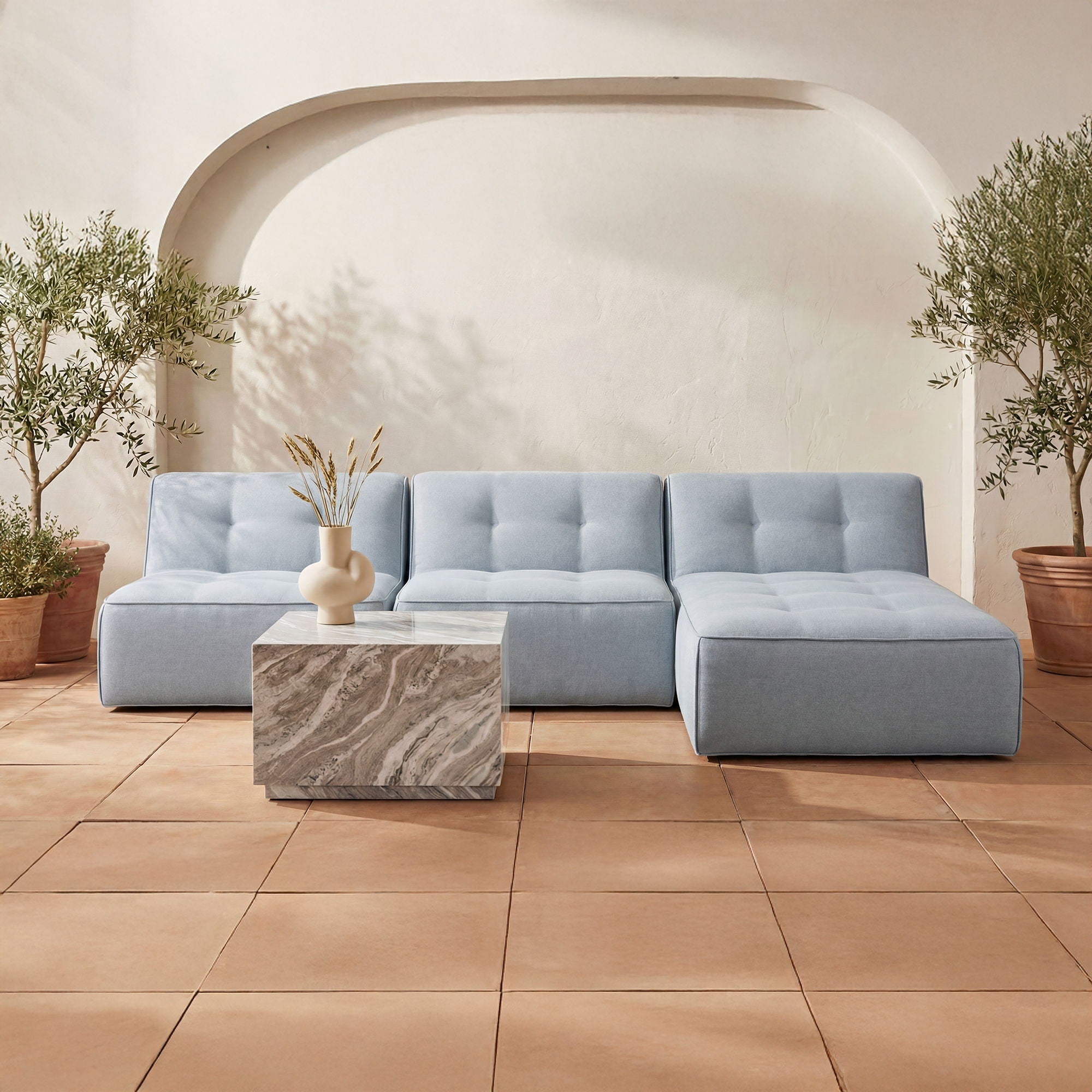 Sunseeker - Outdoor Slipper - Light Blue