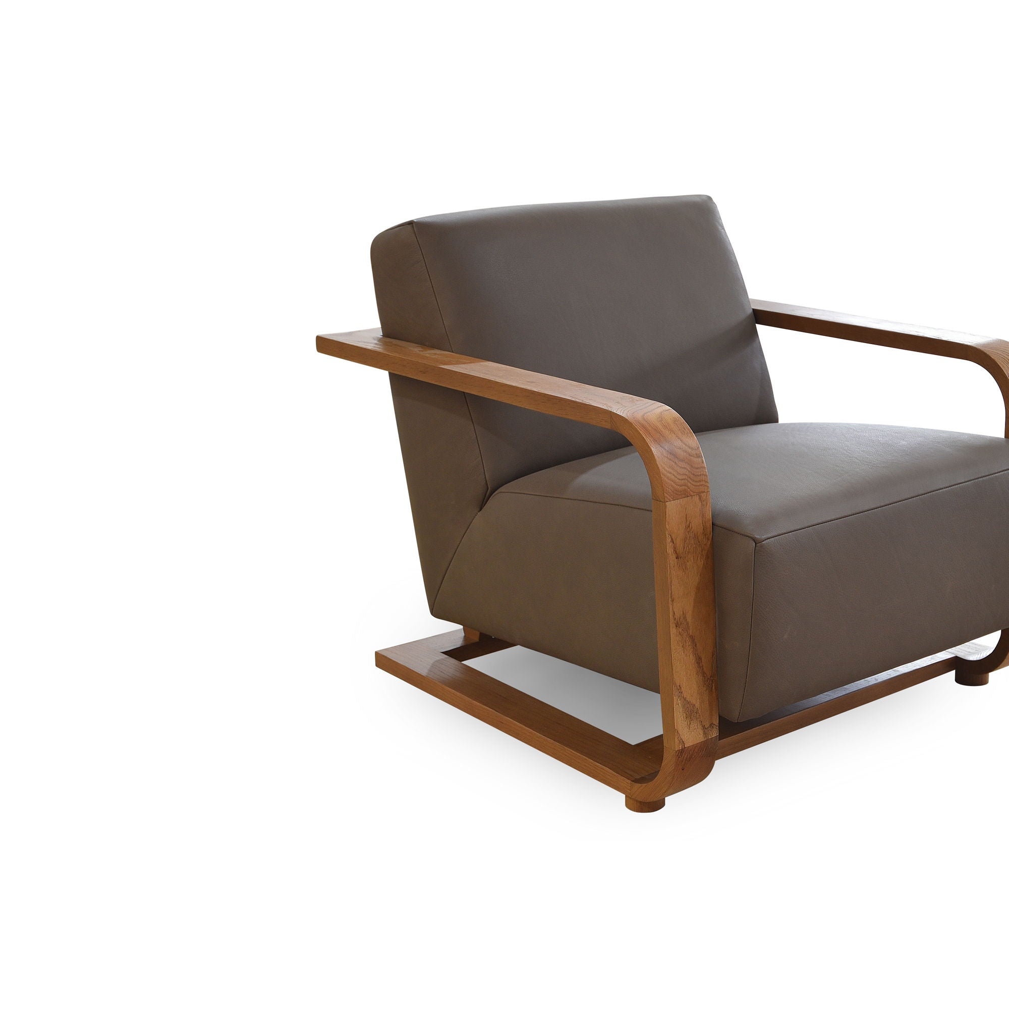 Eckersley - Lounge Chair - Cool Brown