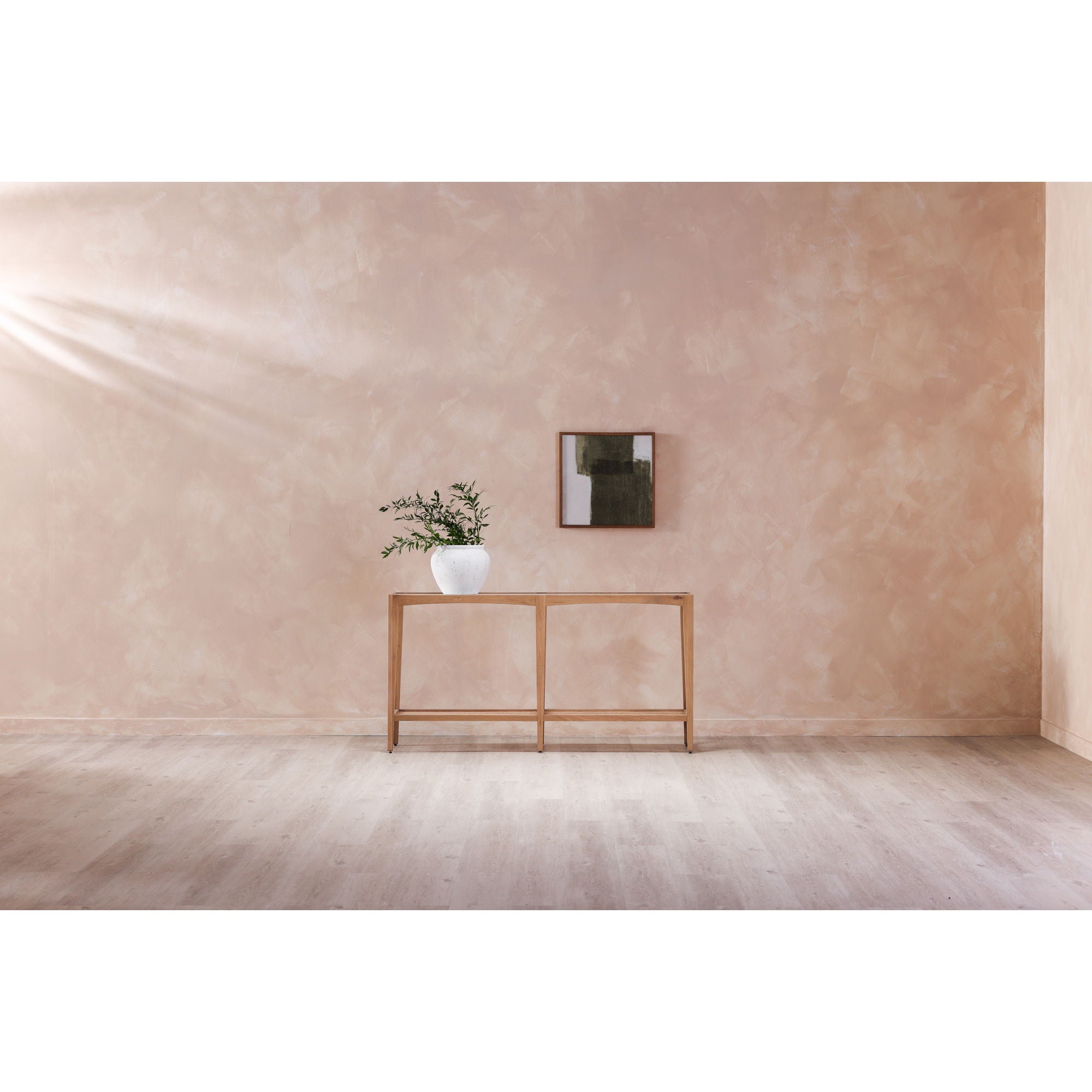 Brush - Framed Painting - White / Green