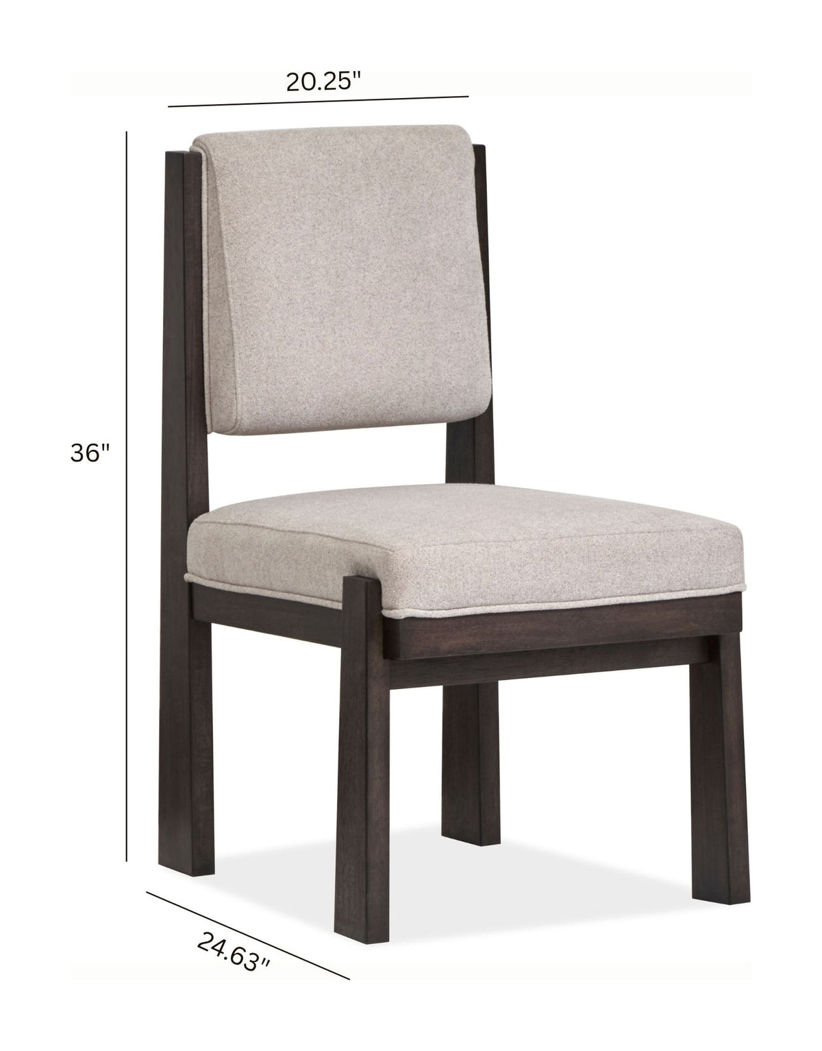 Tauren - Upholstered Side Chair (Set of 2) - Coffee Bean