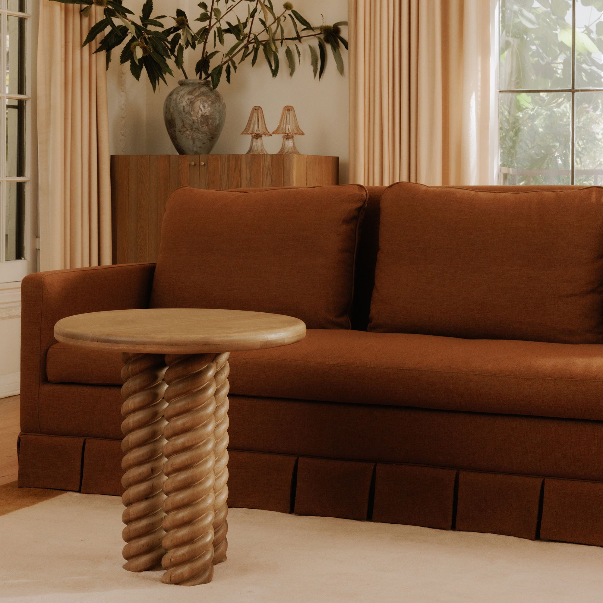 Treccia - Side Table - Oak