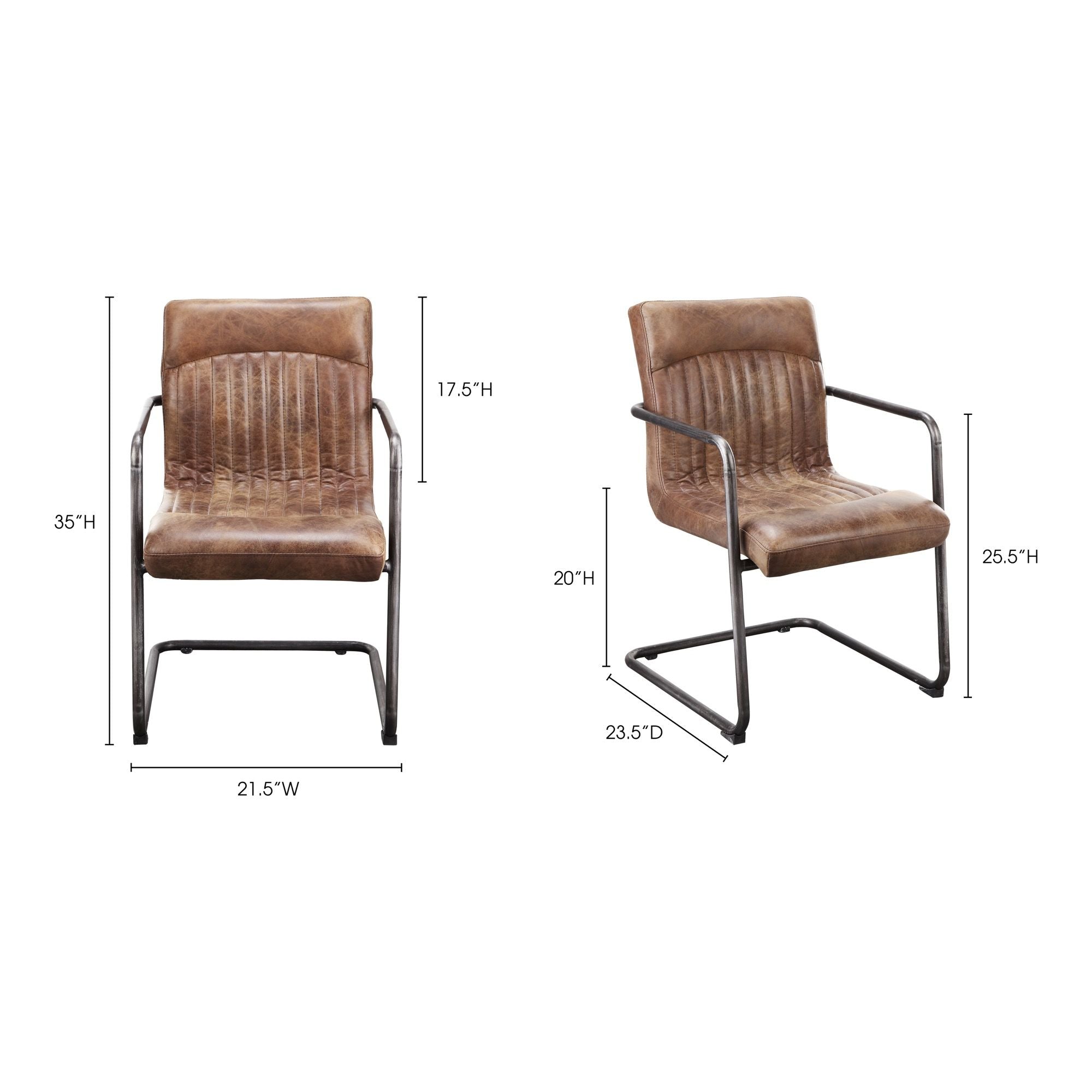 Ansel - Arm Chair - Light Brown - M2
